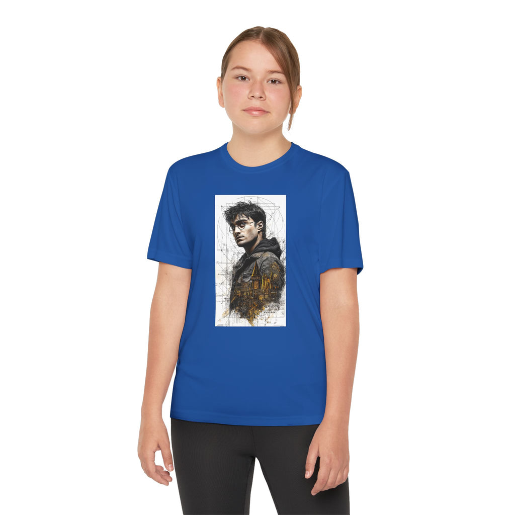 Youth Competitor Tee - Harry Potter, Wizard School Shirt, Magical Kids Top, Hogwarts Fan Gift, Sorcerer's Stone T-Shirt