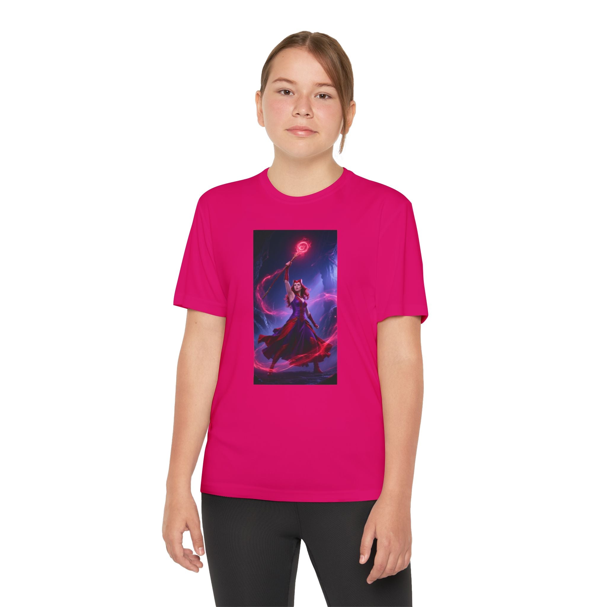 Superhero Youth T-Shirt Sports Graphic Tee, Cool Athletic Shirt for Kids