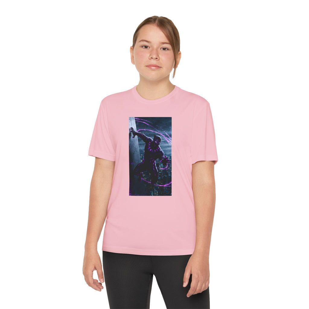 The Black Panther Superhero Marvel Patriotic, Kids Graphic T-Shirt, Boys Hero Top, Girls Comic Book Clothing, Birthday
