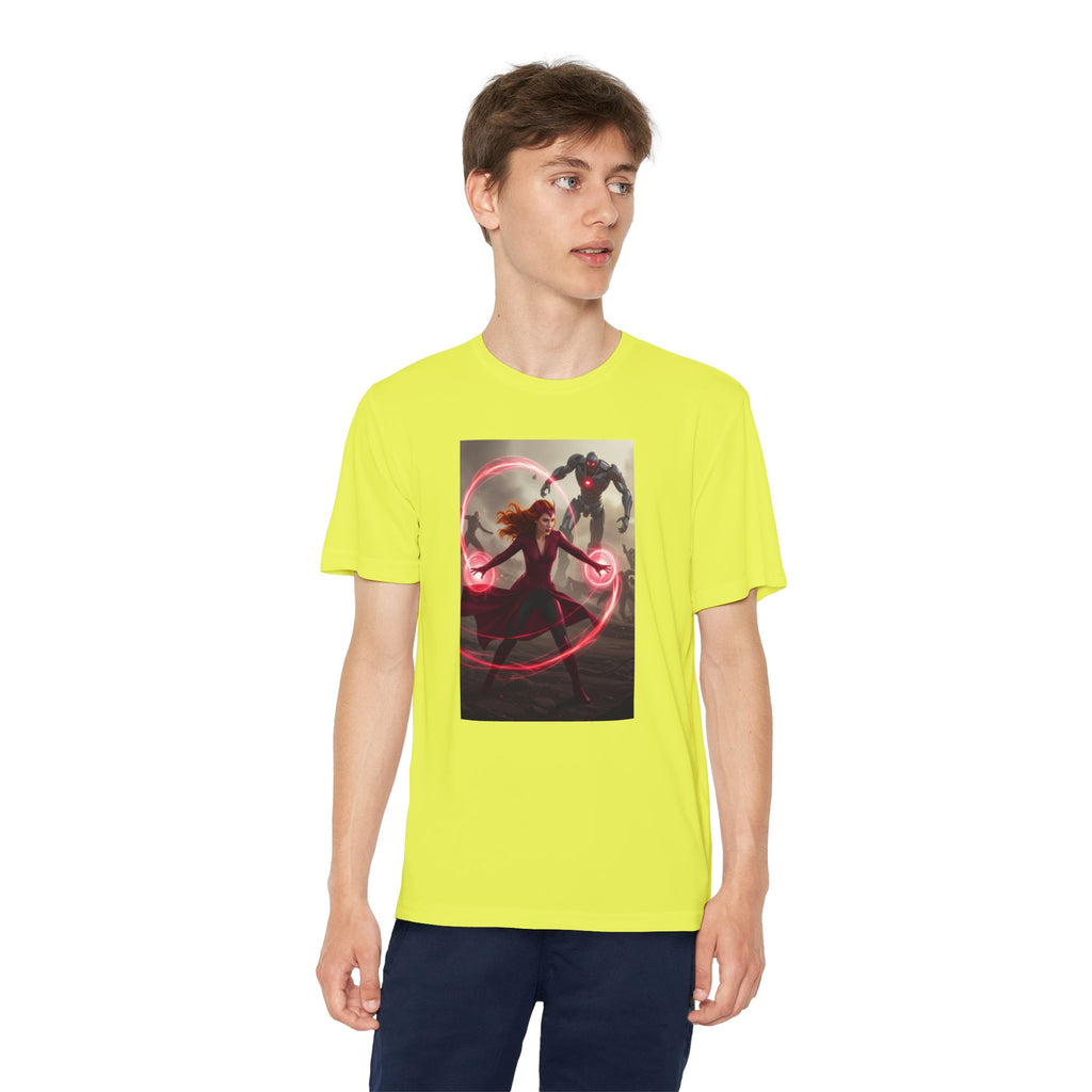 Superhero Youth T-Shirt Sports Graphic Tee, Cool Athletic Shirt for Kids