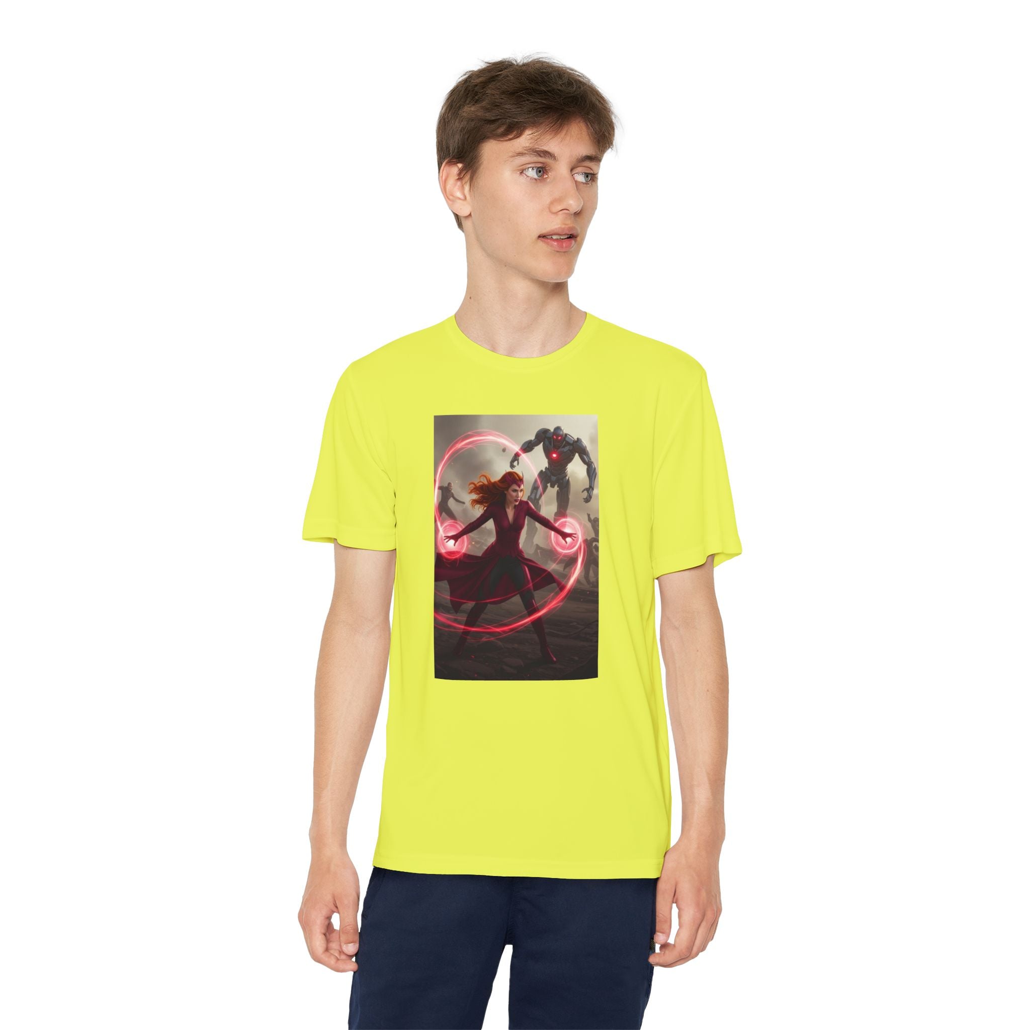 Superhero Youth T-Shirt Sports Graphic Tee, Cool Athletic Shirt for Kids