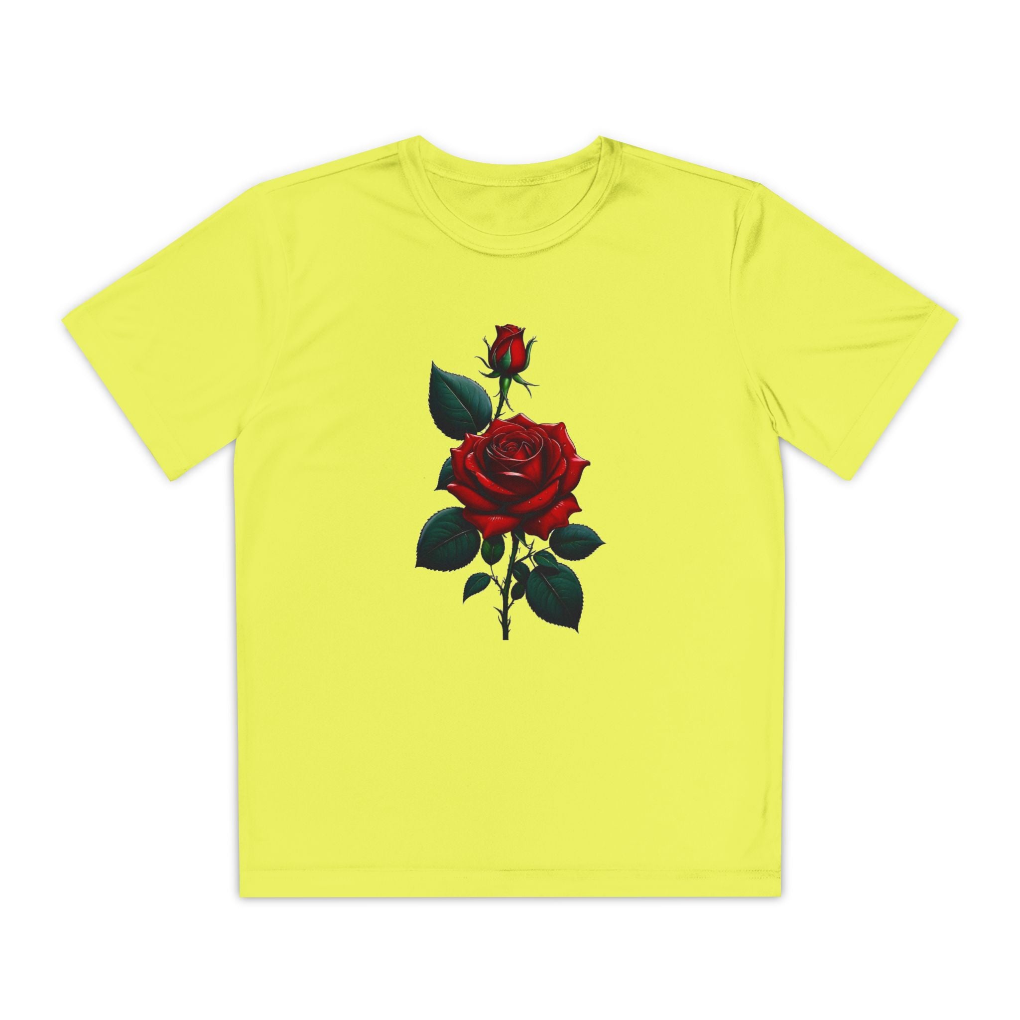 Flower Youth Tshirt, Girls Floral Tee, Kids Spring Shirt, Children's Botanical Top, Teen Blossom T-Shirt