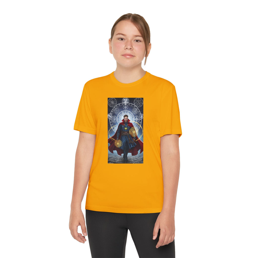 Superhero Youth T-Shirt Sports Graphic Tee, Cool Athletic Shirt for Kids, Perfect for Sports Events, Team Spirit
