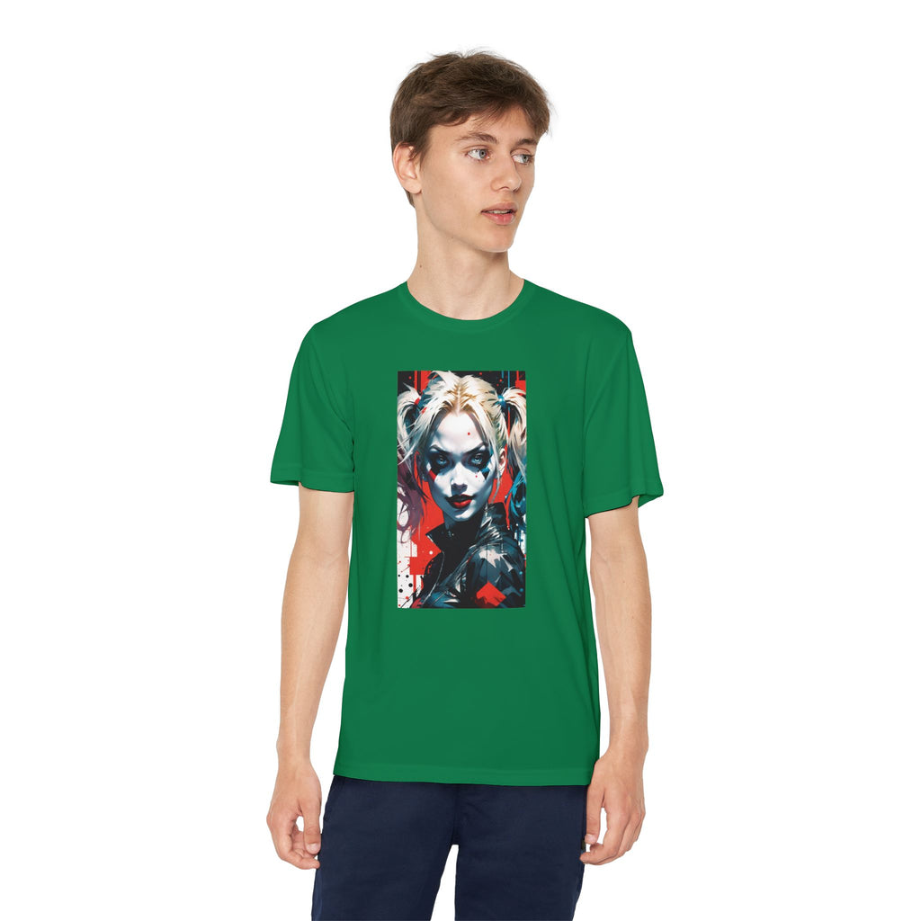 Superhero Youth T-Shirt Sports Graphic Tee, Cool Athletic Shirt for Kids