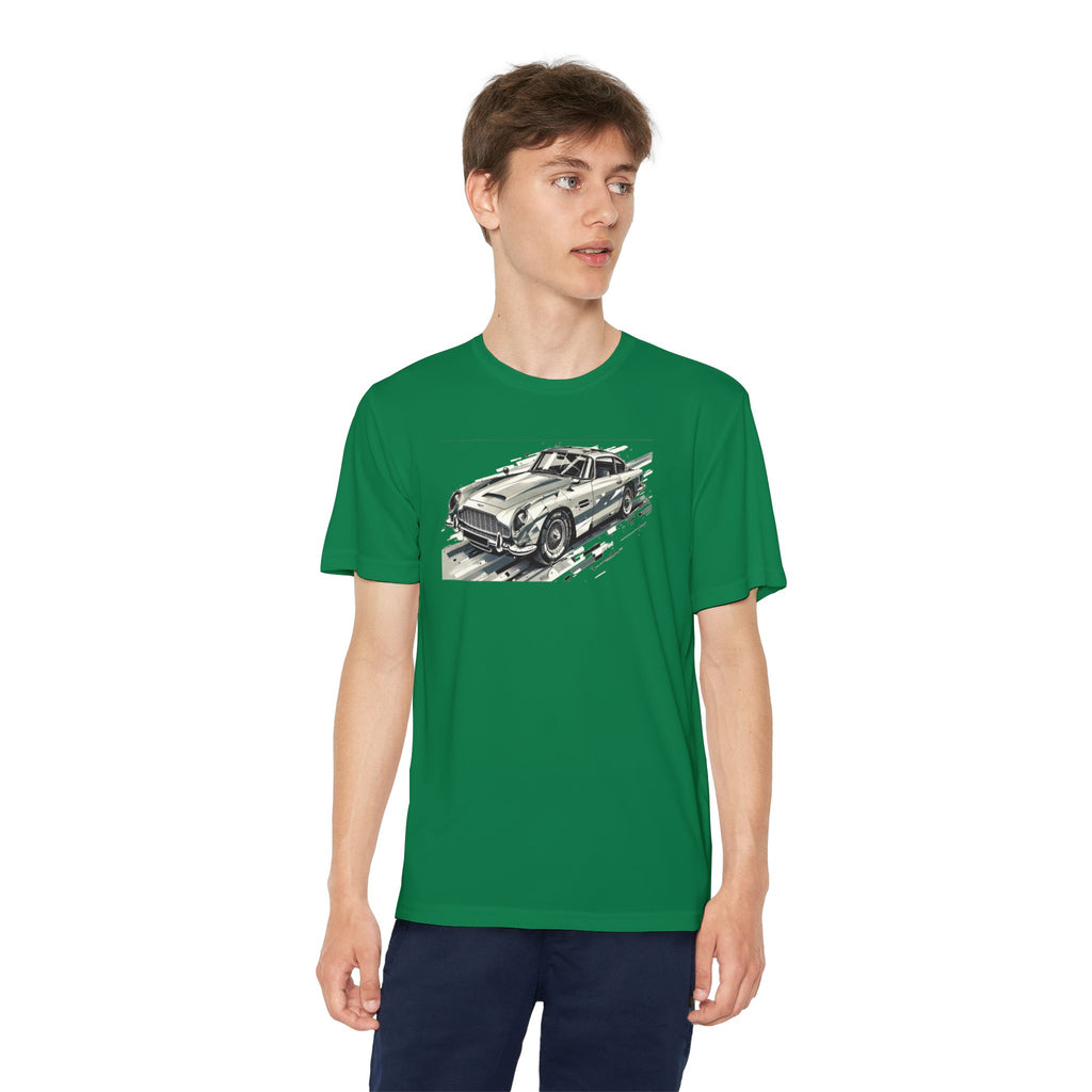 Aston Martin Youth T-Shirt Sports Graphic Tee, Cool Athletic Shirt for Kids, Perfect for Sports Events, Team Spirit
