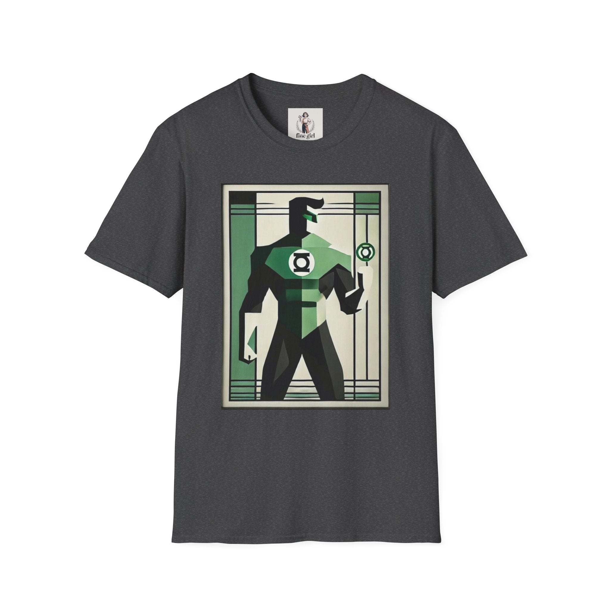 Green Lantern Superhero Marvel Unisex Softstyle T-Shirt, Comic Book Tee, Graphic Novel Shirt, Geeky Clothing, Cosplay Costume Top