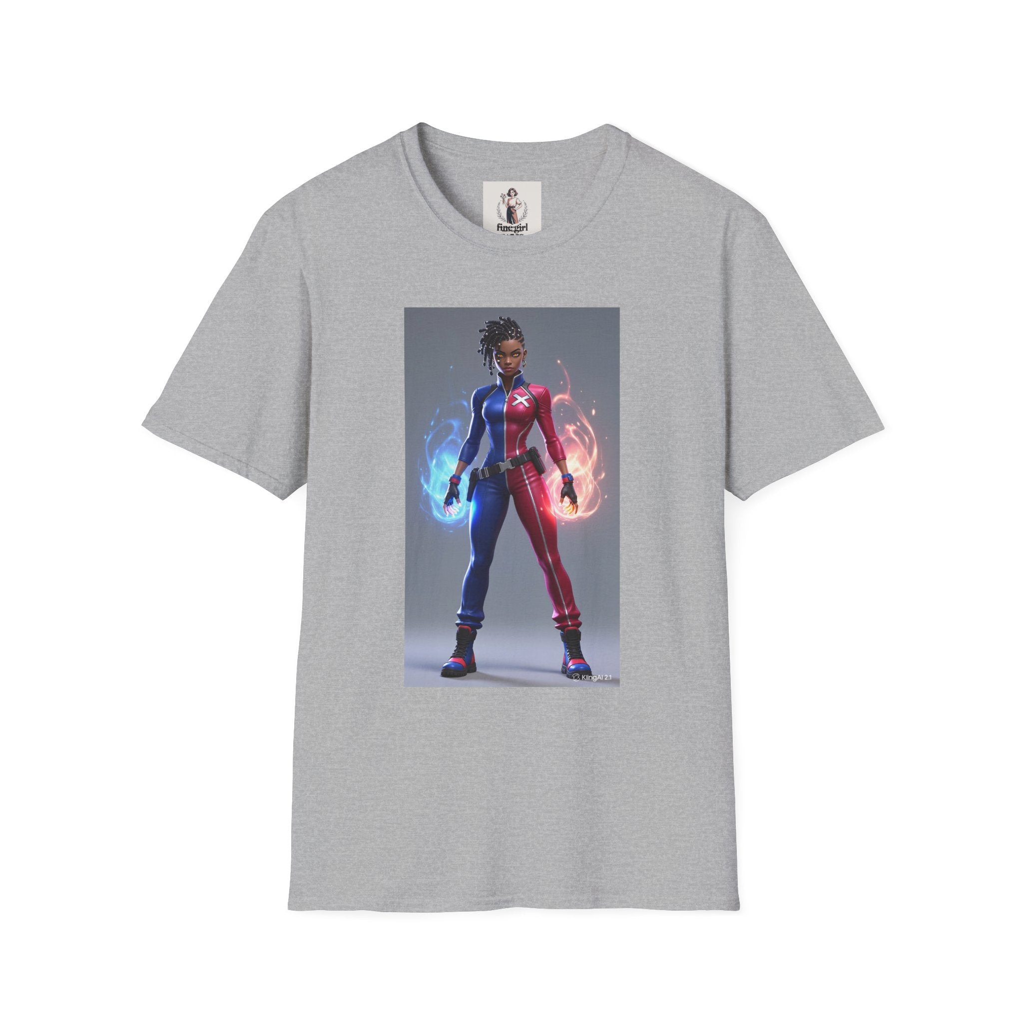 Mercedes Knight Superhero Marvel Unisex Softstyle T-Shirt, Comic Book Tee, Graphic Novel Shirt, Geeky Clothing, Cosplay Costume Top