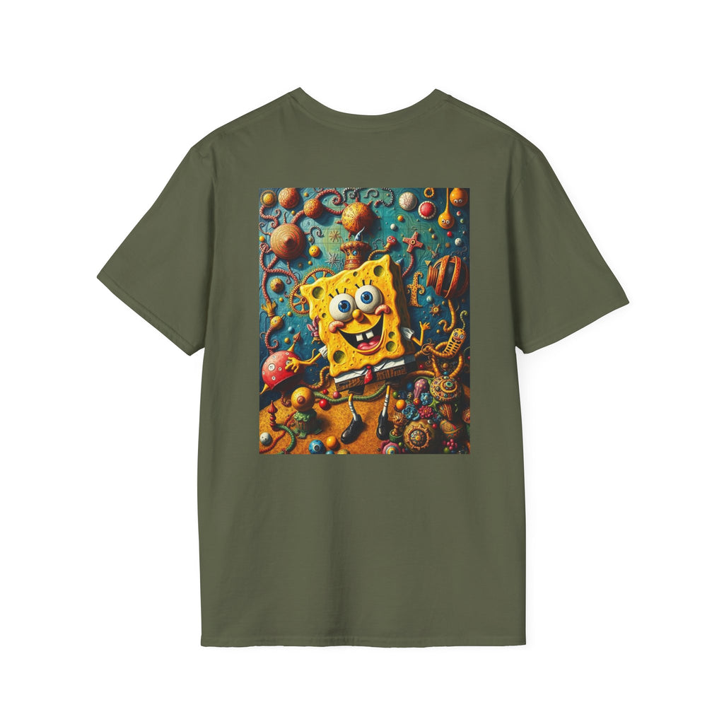 SpongeBob SquarePants Kids T-Shirt, Mr Krabs Squidward Patrick Star Youth Tee, Nickelodeon Children's TV Shirt, Unisex Softstyle