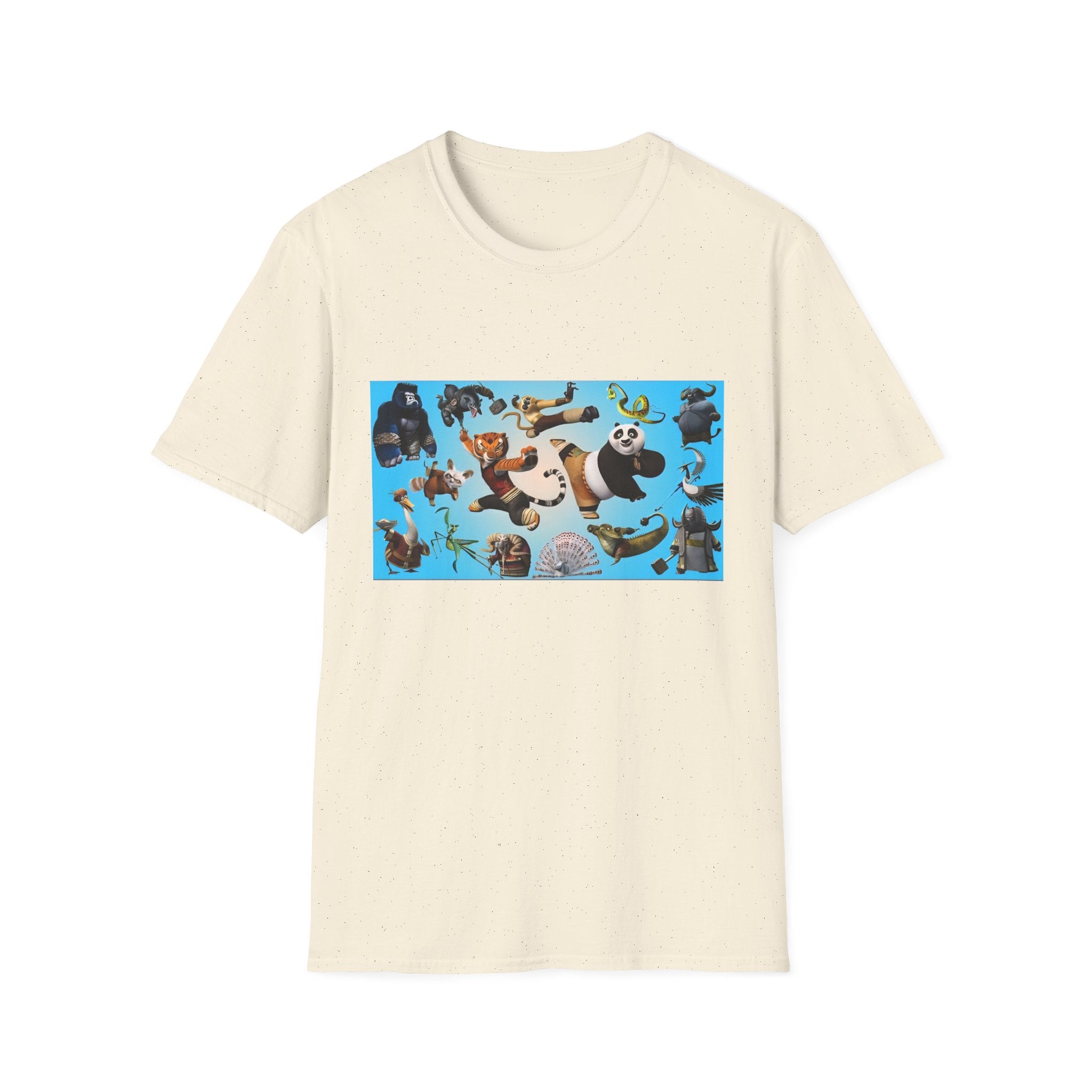 Kung Fu Panda Unisex Softstyle T-Shirt, DreamWorks Animation Youth Competitor Tee, Graphic Tee, Movie Fan Gift, Cult Classic Shirt, Comfy