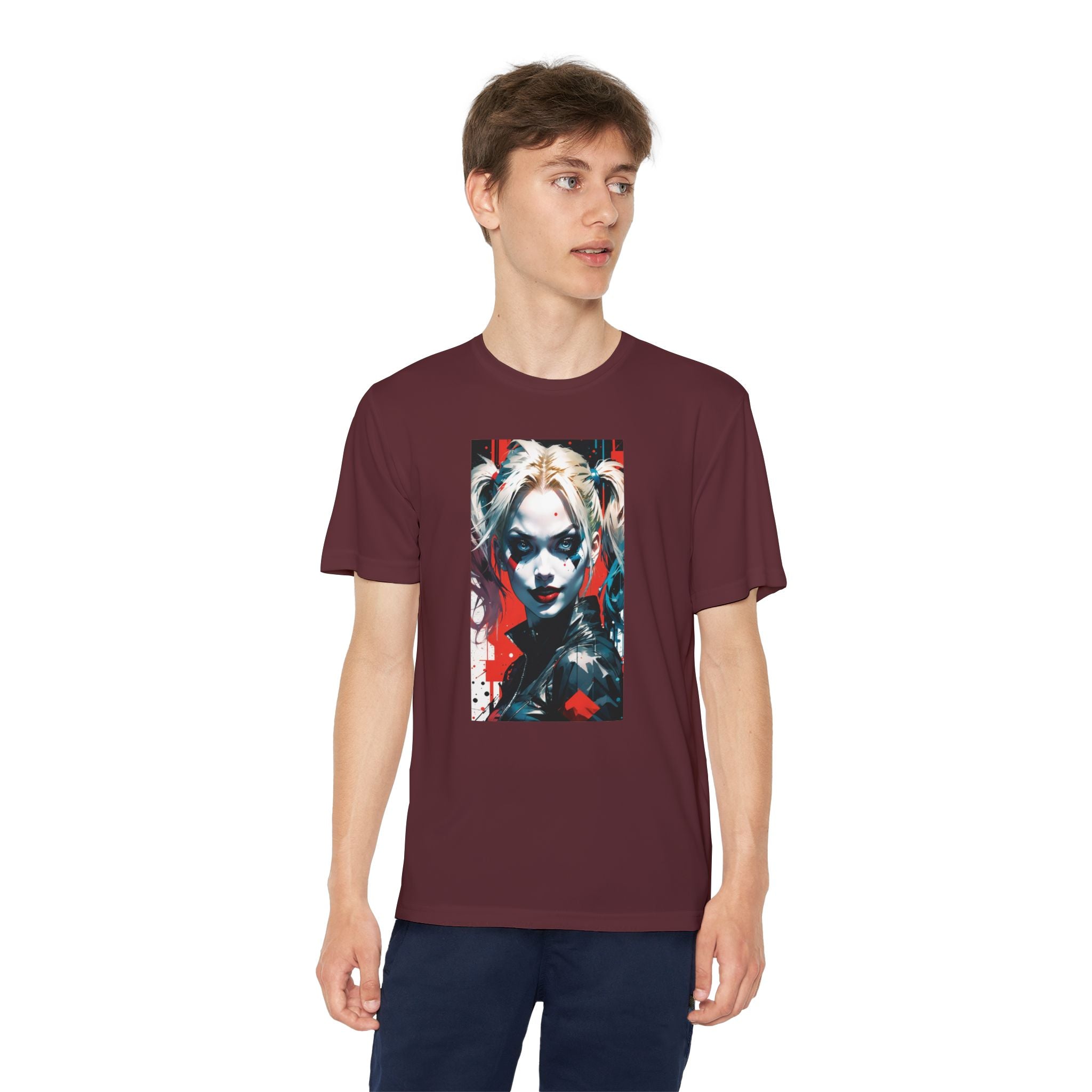 Superhero Youth T-Shirt Sports Graphic Tee, Cool Athletic Shirt for Kids