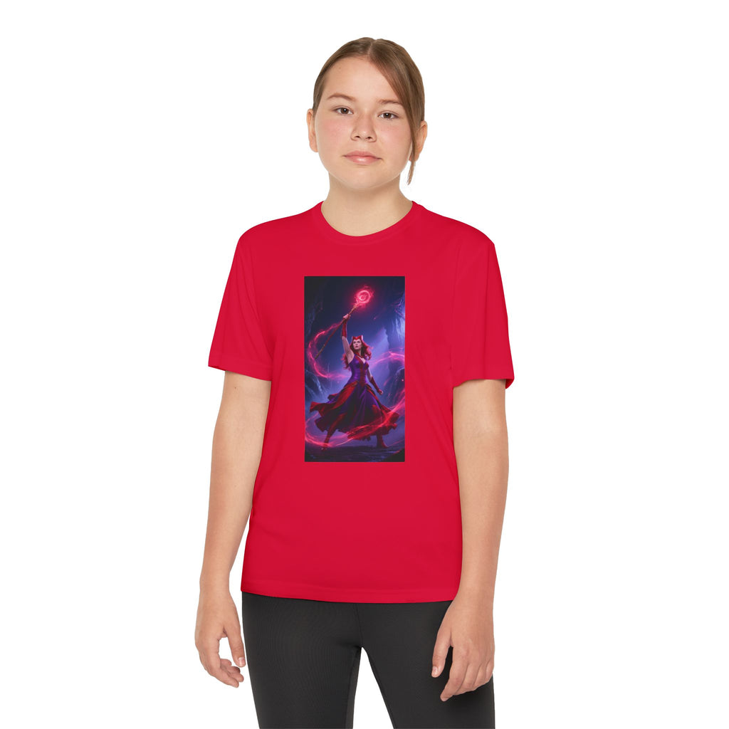 Superhero Youth T-Shirt Sports Graphic Tee, Cool Athletic Shirt for Kids