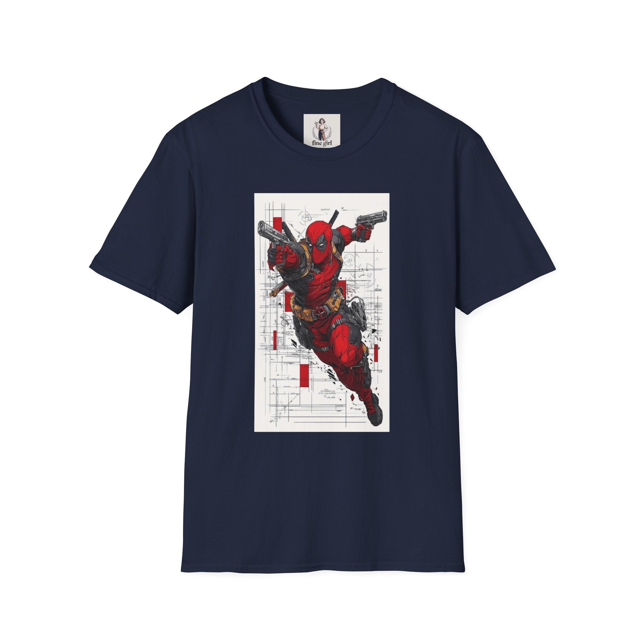 Deadpool Hero Unisex Softstyle T-Shirt