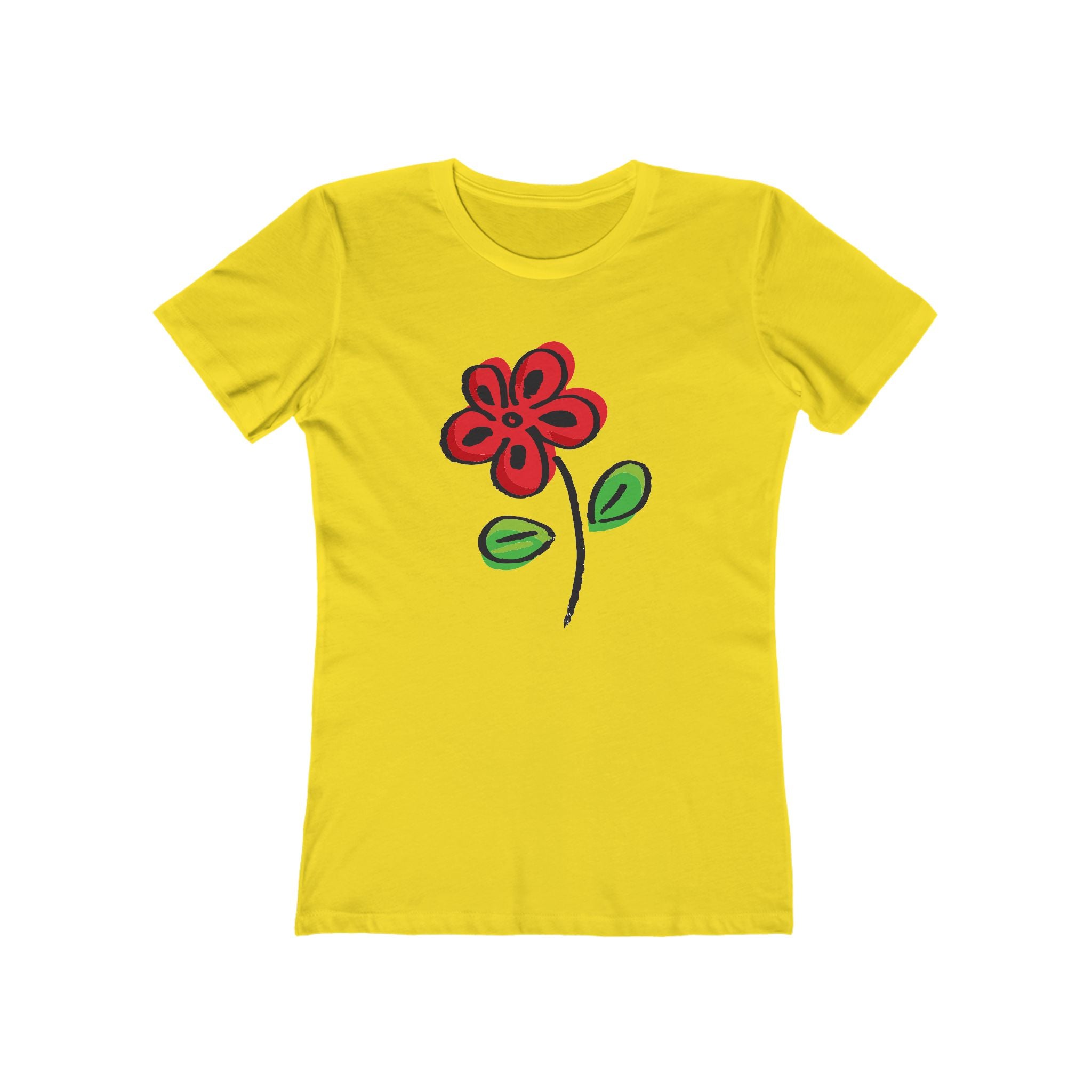Flower Women's Tshirt, Floral Graphic Tee, Casual Top for Her, Spring Blossom Shirt, Botanical Print Blouse