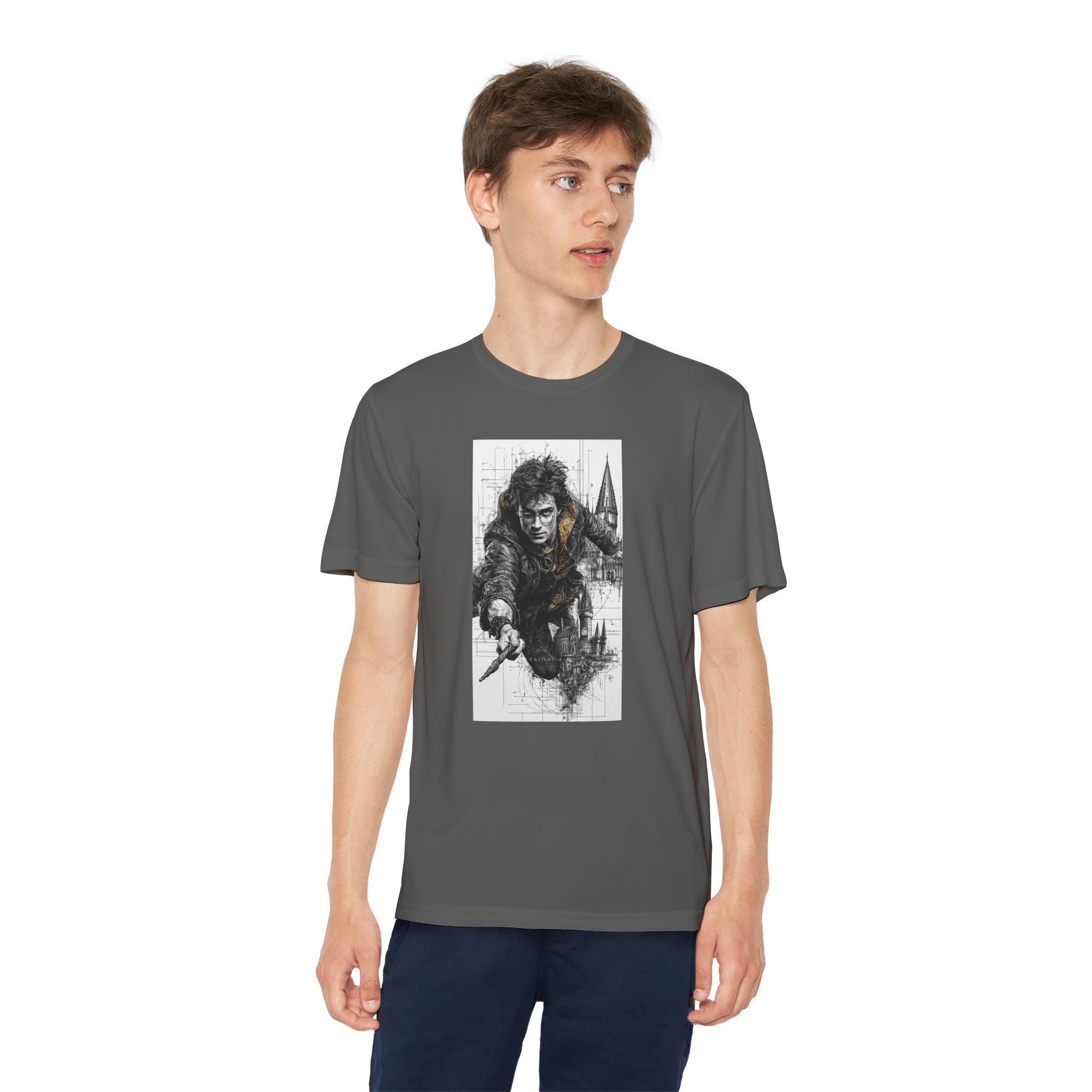 Youth Competitor Tee - Harry Potter, Wizard School Shirt, Magical Kids Top, Hogwarts Fan Gift, Sorcerer's Stone T-Shirt