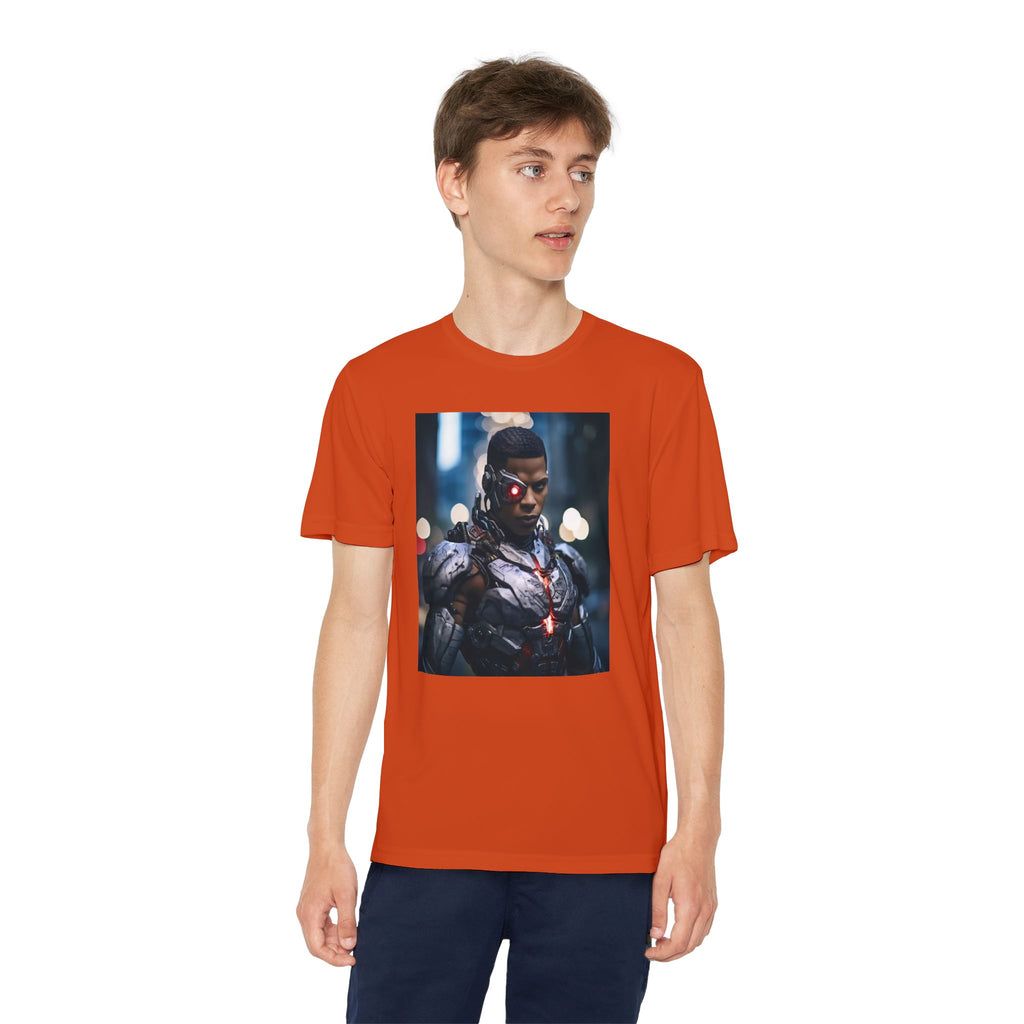 Cyborg Superhero Marvel Patriotic, Kids Graphic T-Shirt, Boys Hero Top, Girls Comic Book Clothing, Birthday