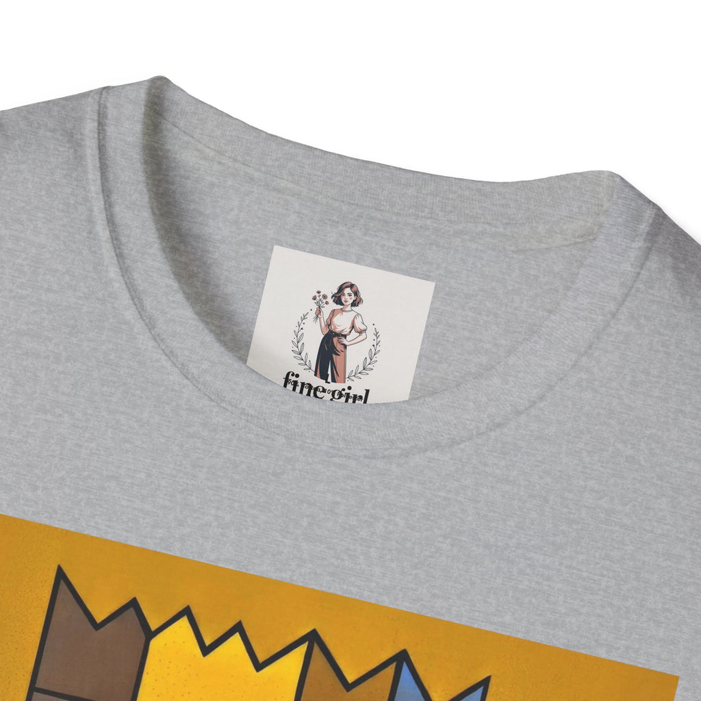 Bart Simpson TV Themed T-Shirt Unisex Softstyle T-Shirt