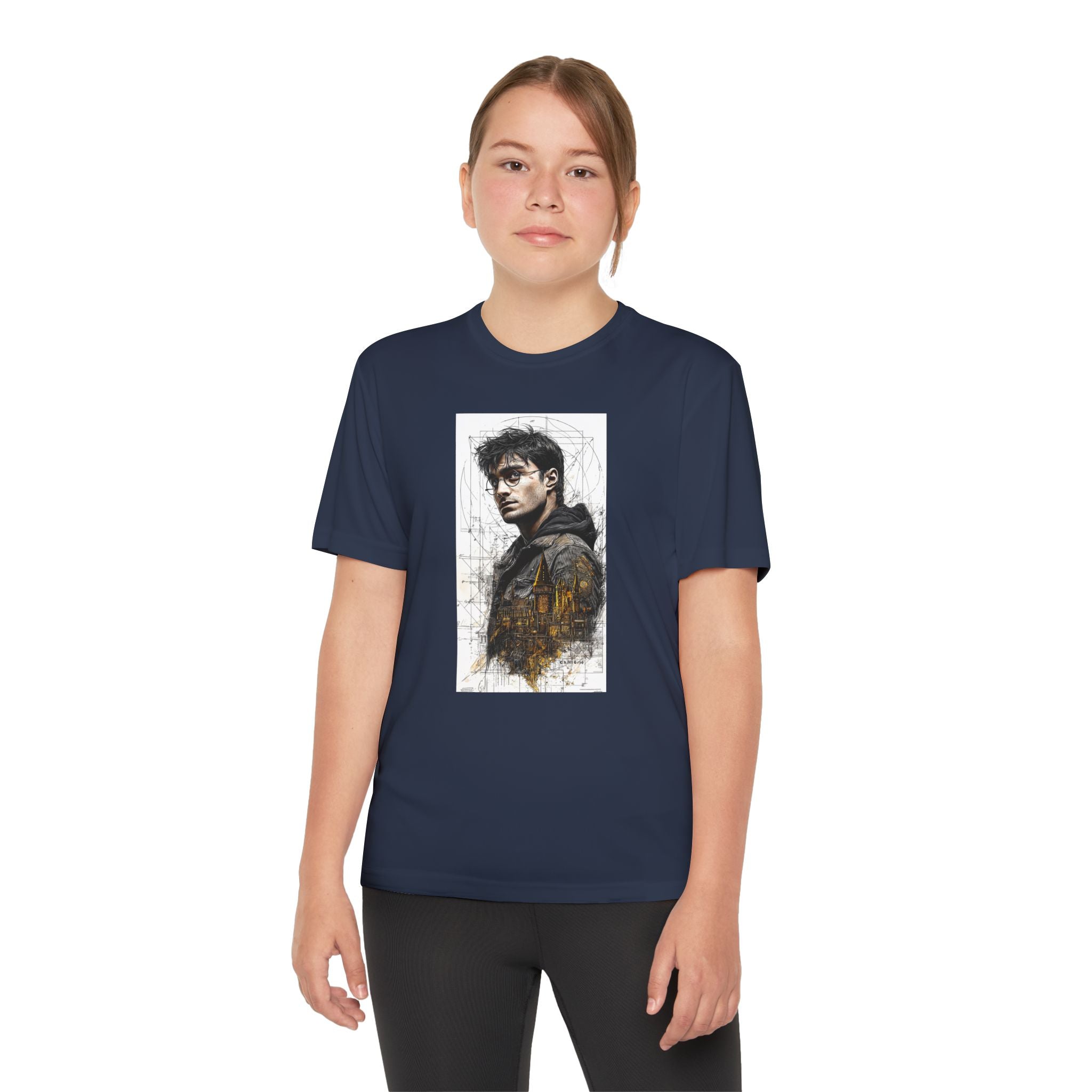 Youth Competitor Tee - Harry Potter, Wizard School Shirt, Magical Kids Top, Hogwarts Fan Gift, Sorcerer's Stone T-Shirt