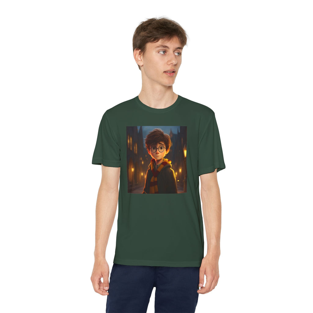 Youth Competitor Tee - Harry Potter, Wizard School Shirt, Magical Kids Top, Hogwarts Fan Gift, Sorcerer's Stone T-Shirt