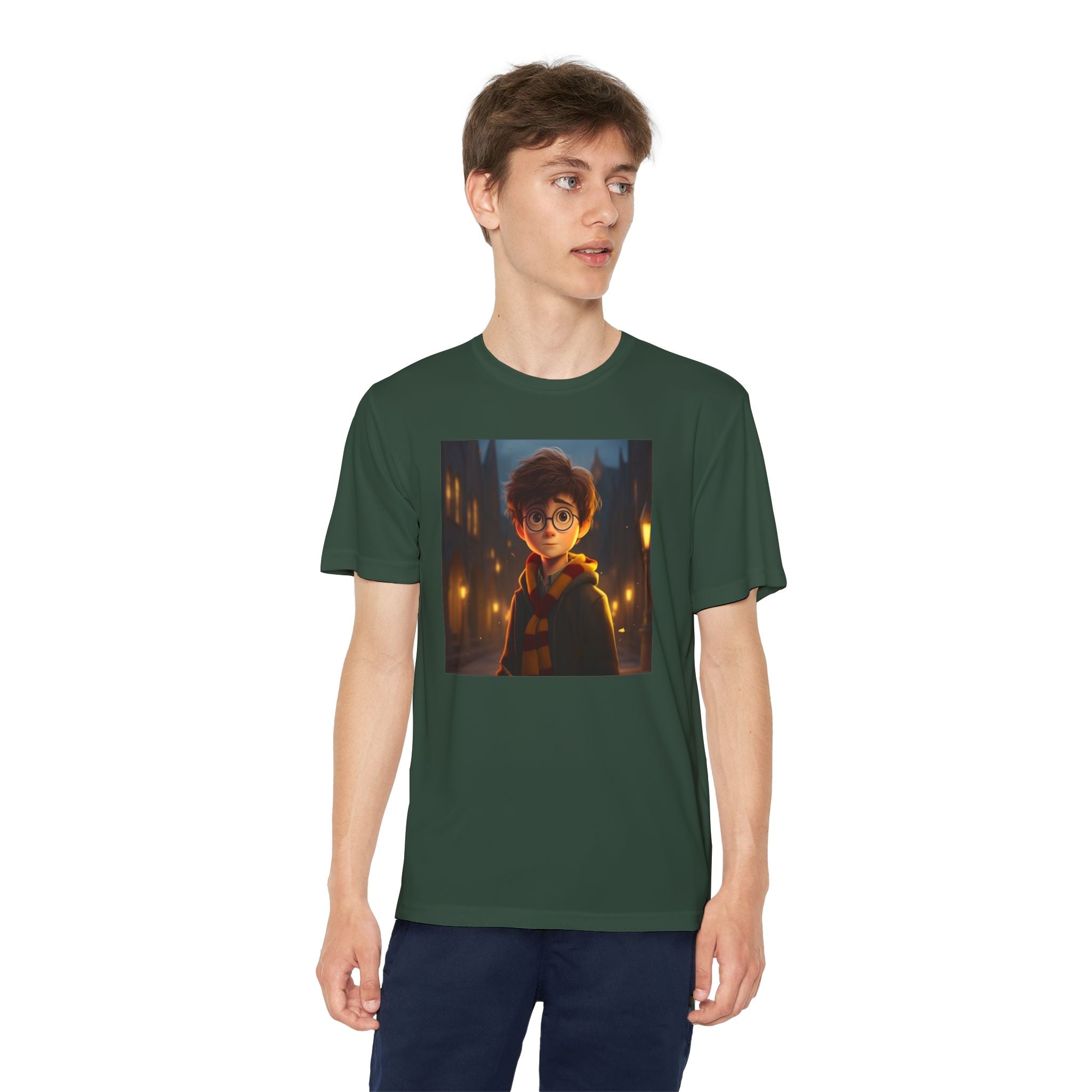 Youth Competitor Tee - Harry Potter, Wizard School Shirt, Magical Kids Top, Hogwarts Fan Gift, Sorcerer's Stone T-Shirt