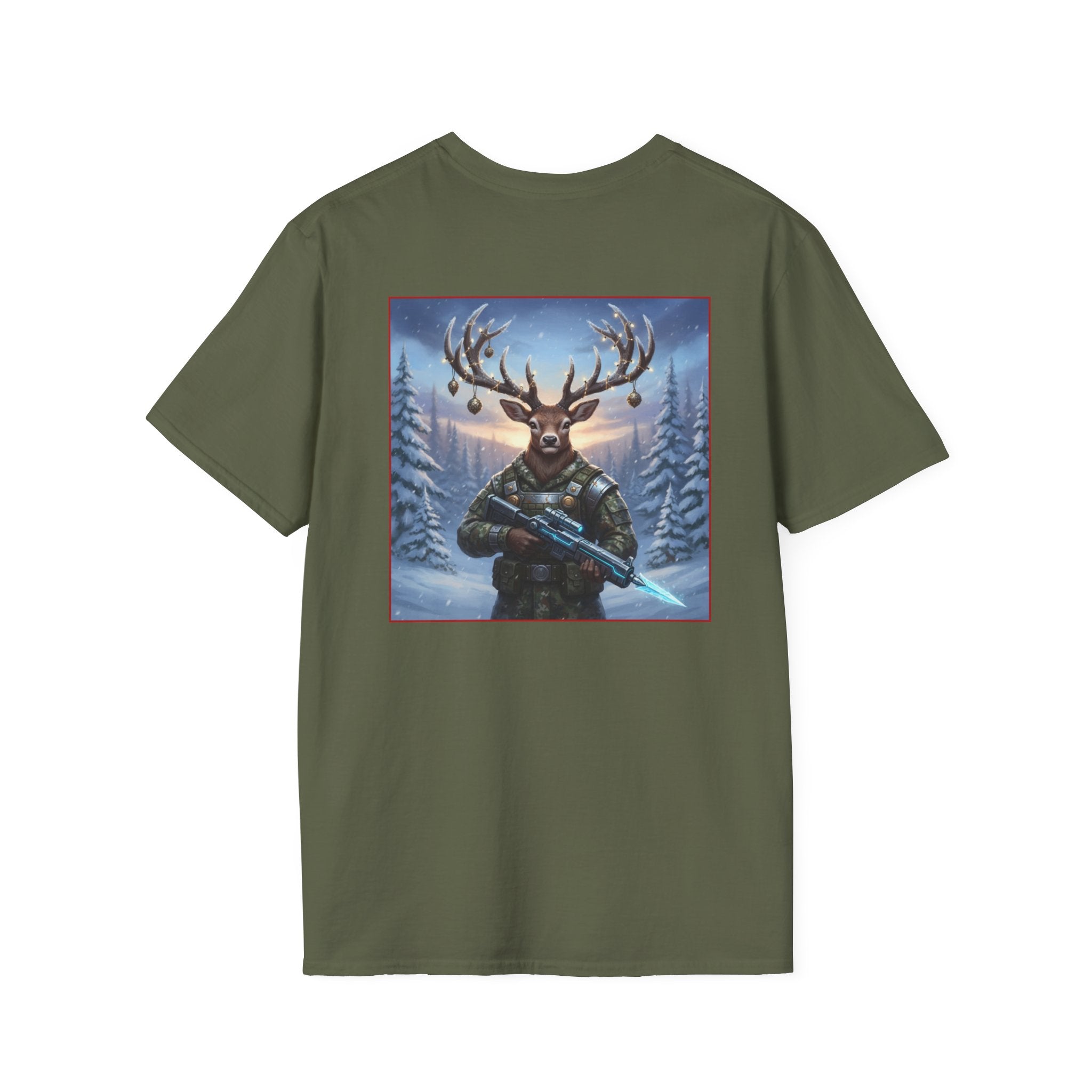 Yule Guard Patriotic Christmas Holiday ~ Unisex Softstyle T-Shirt