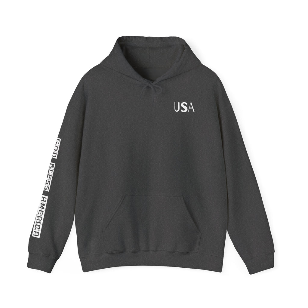 Faith Family Firearms Freedom Hooded Sweatshirt with Faith, Family, Firearms & Freedom Design - Unisex Cozy Wear for Celebrations