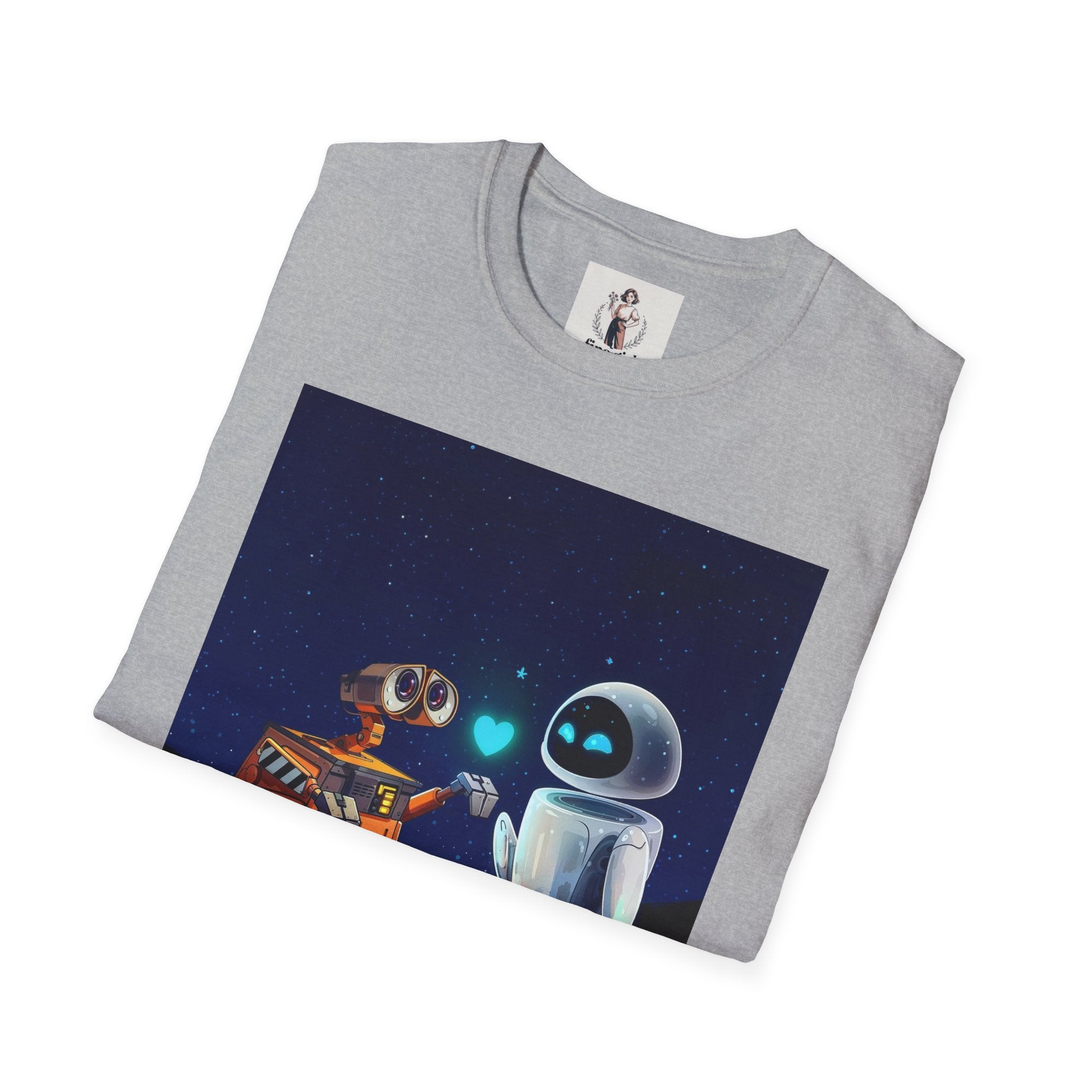 Wall-E Pixar Animation Unisex T-Shirt, Walt Disney Tee, Movie Lover Gift, Graphic Novelty Shirt, Cartoon Character Apparel