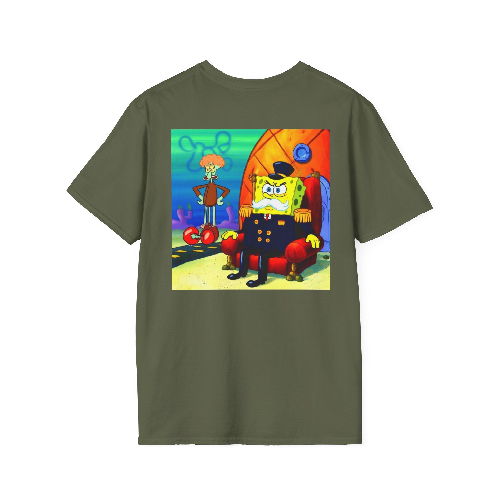 SpongeBob SquarePants Kids T-Shirt, Mr Krabs Squidward Patrick Star Youth Tee, Nickelodeon Children's TV Shirt, Unisex Softstyle