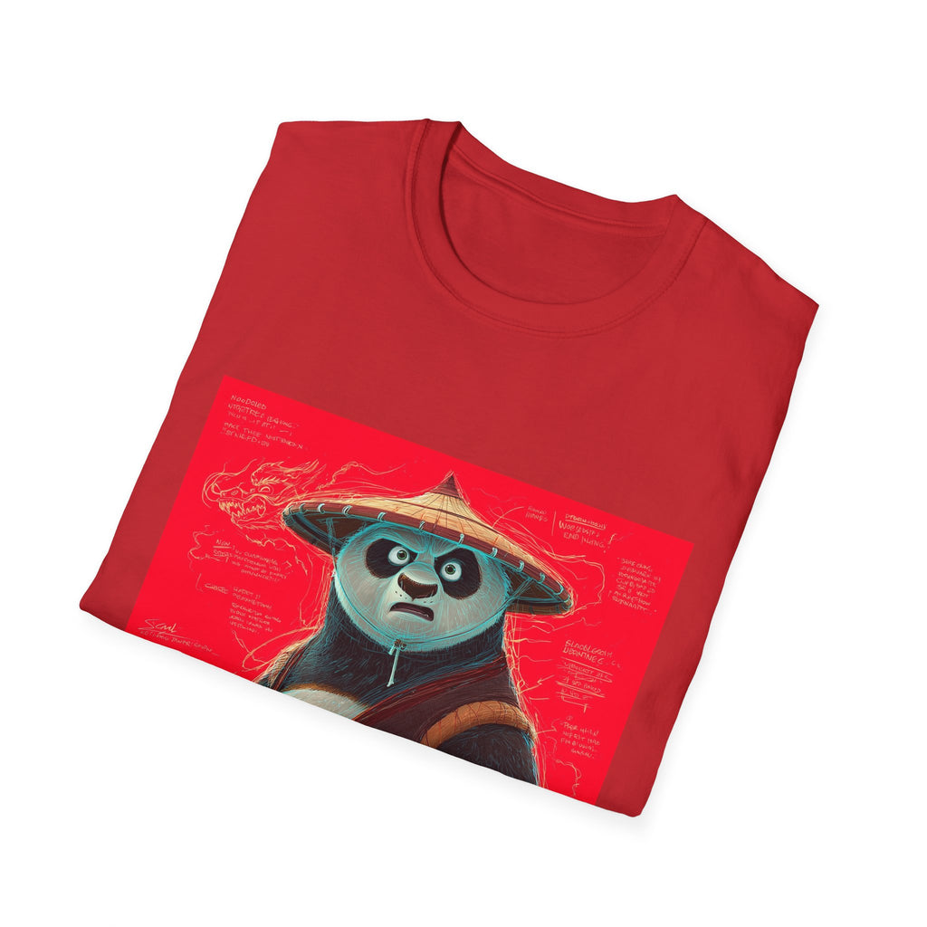 Kung Fu Panda Unisex Softstyle T-Shirt, DreamWorks Animation Youth Competitor Tee, Graphic Tee, Movie Fan Gift, Cult Classic Shirt, Comfy