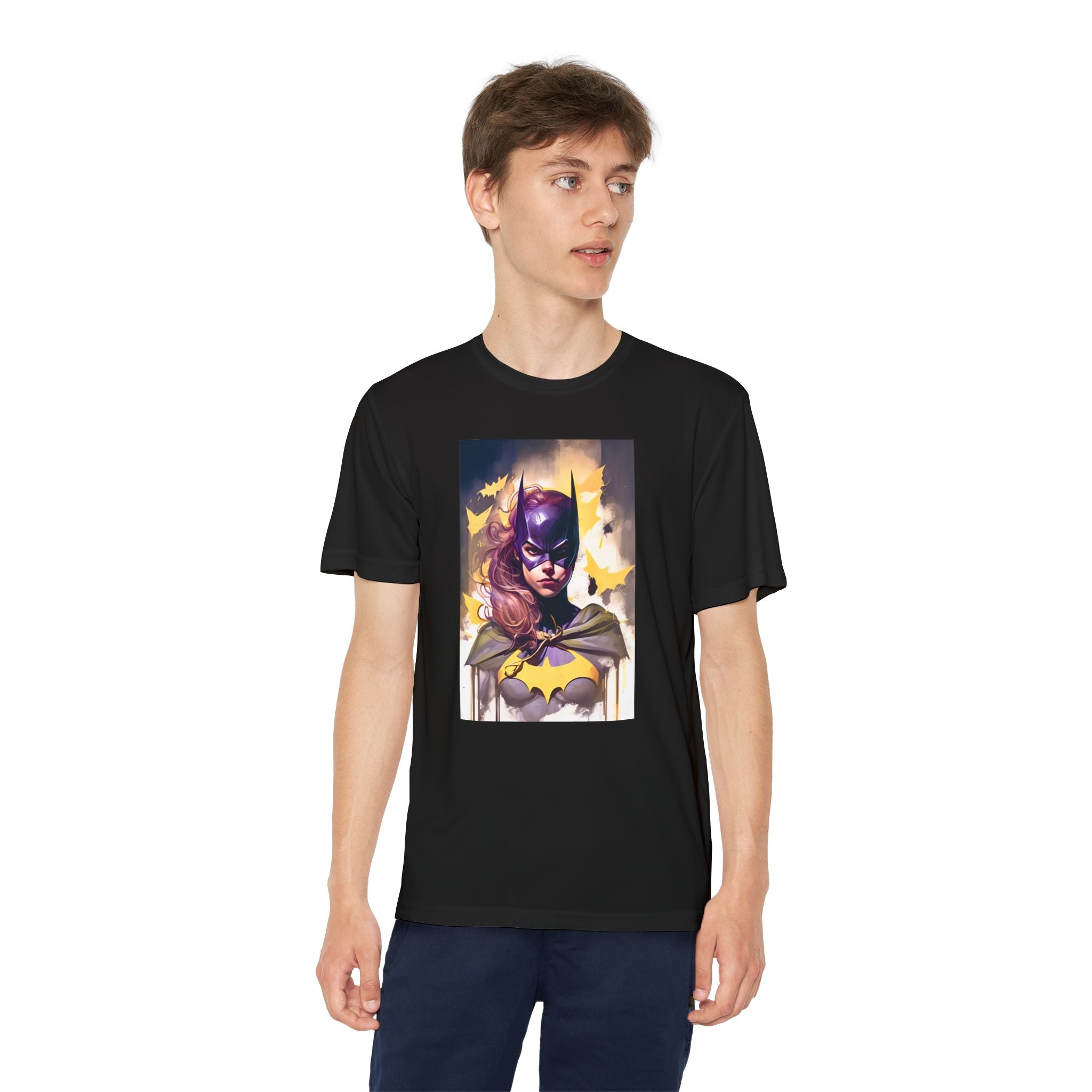 Superhero Youth T-Shirt Sports Graphic Tee, Cool Athletic Shirt for Kids