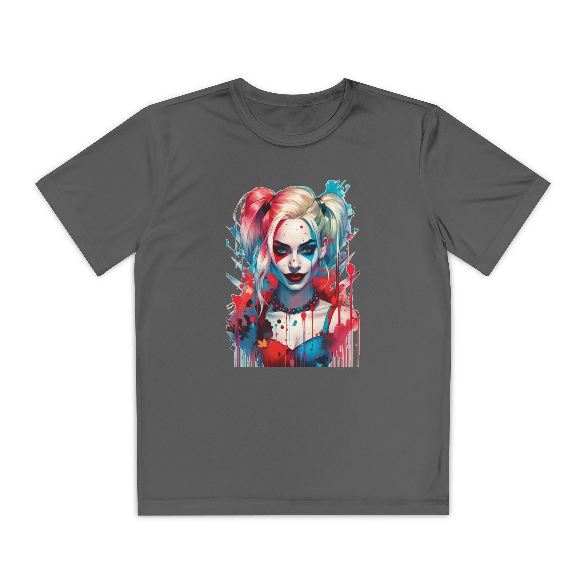 Superhero Youth T-Shirt Sports Graphic Tee, Cool Athletic Shirt for Kids