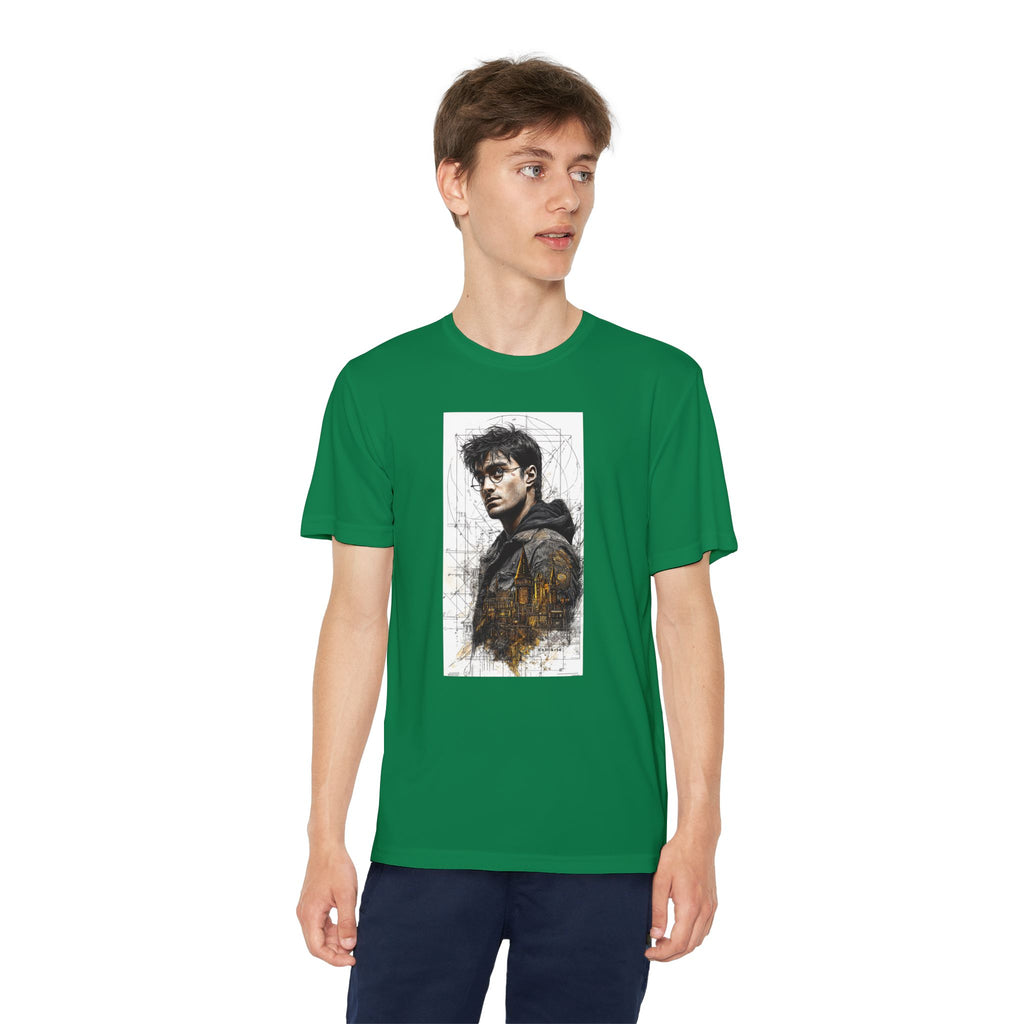 Youth Competitor Tee - Harry Potter, Wizard School Shirt, Magical Kids Top, Hogwarts Fan Gift, Sorcerer's Stone T-Shirt