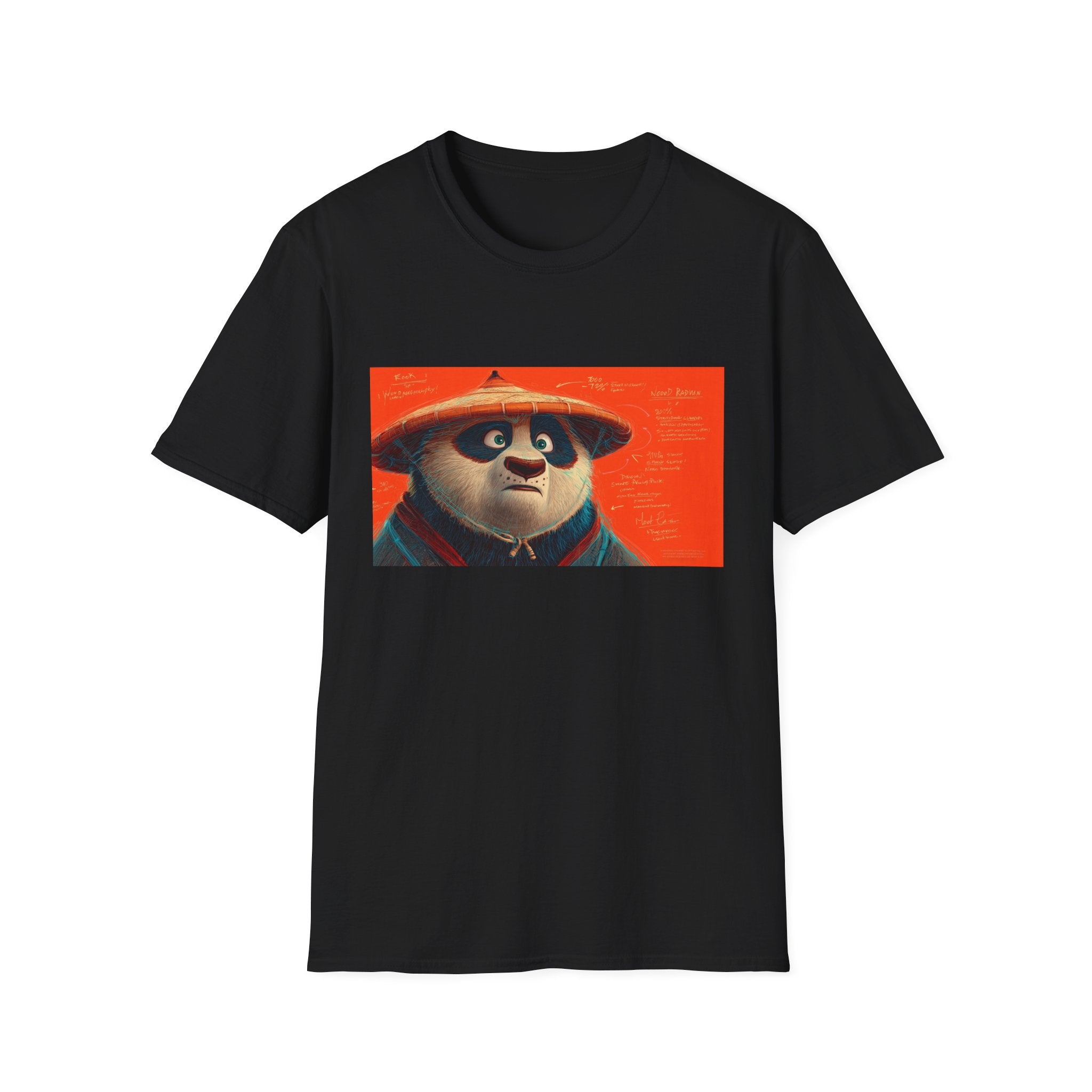 Kung Fu Panda Unisex Softstyle T-Shirt, DreamWorks Animation Youth Competitor Tee, Graphic Tee, Movie Fan Gift, Cult Classic Shirt, Comfy
