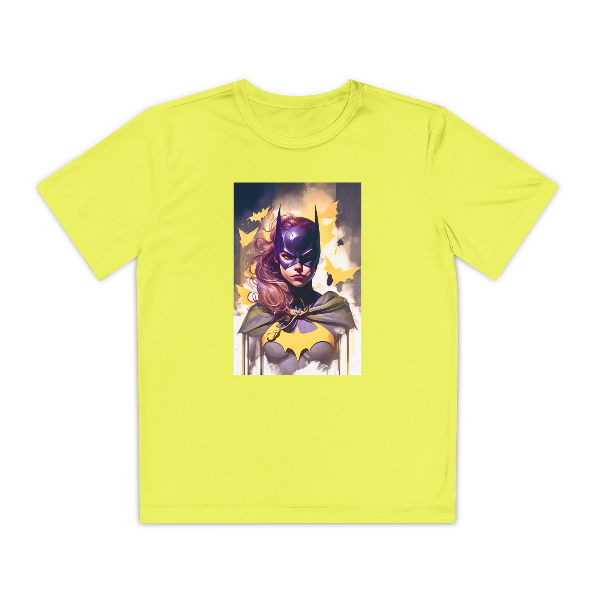 Superhero Youth T-Shirt Sports Graphic Tee, Cool Athletic Shirt for Kids