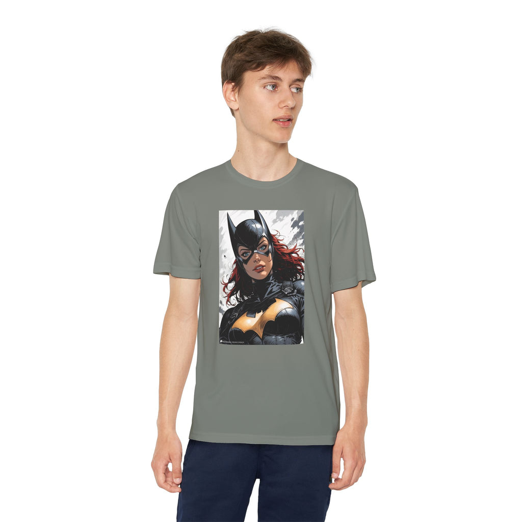 Superhero Youth T-Shirt Sports Graphic Tee, Cool Athletic Shirt for Kids