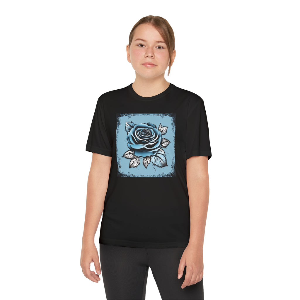 Flower Youth Tshirt, Girls Floral Tee, Kids Spring Shirt, Children's Botanical Top, Teen Blossom T-Shirt