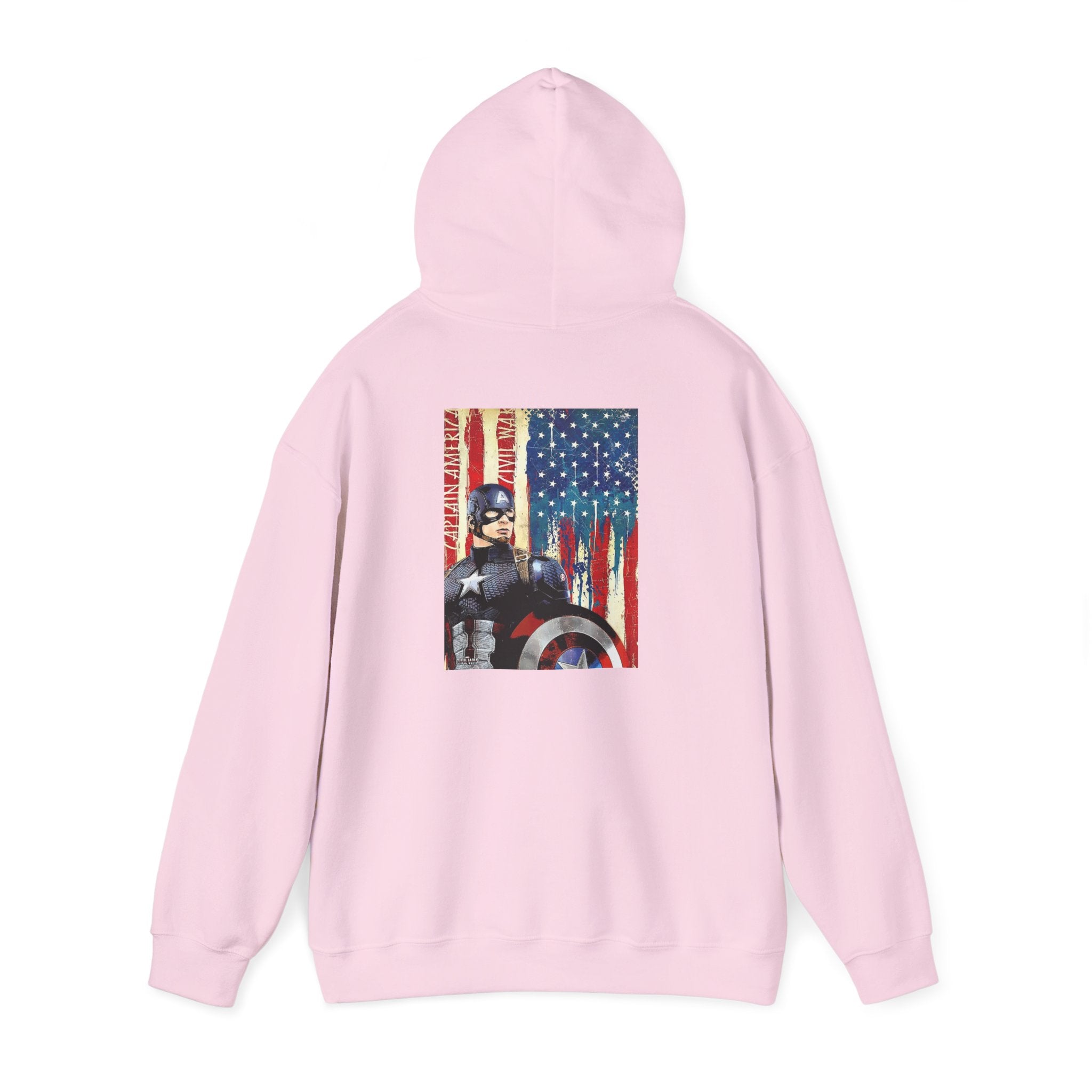 Hooded Sweatshirt - Captain America Design