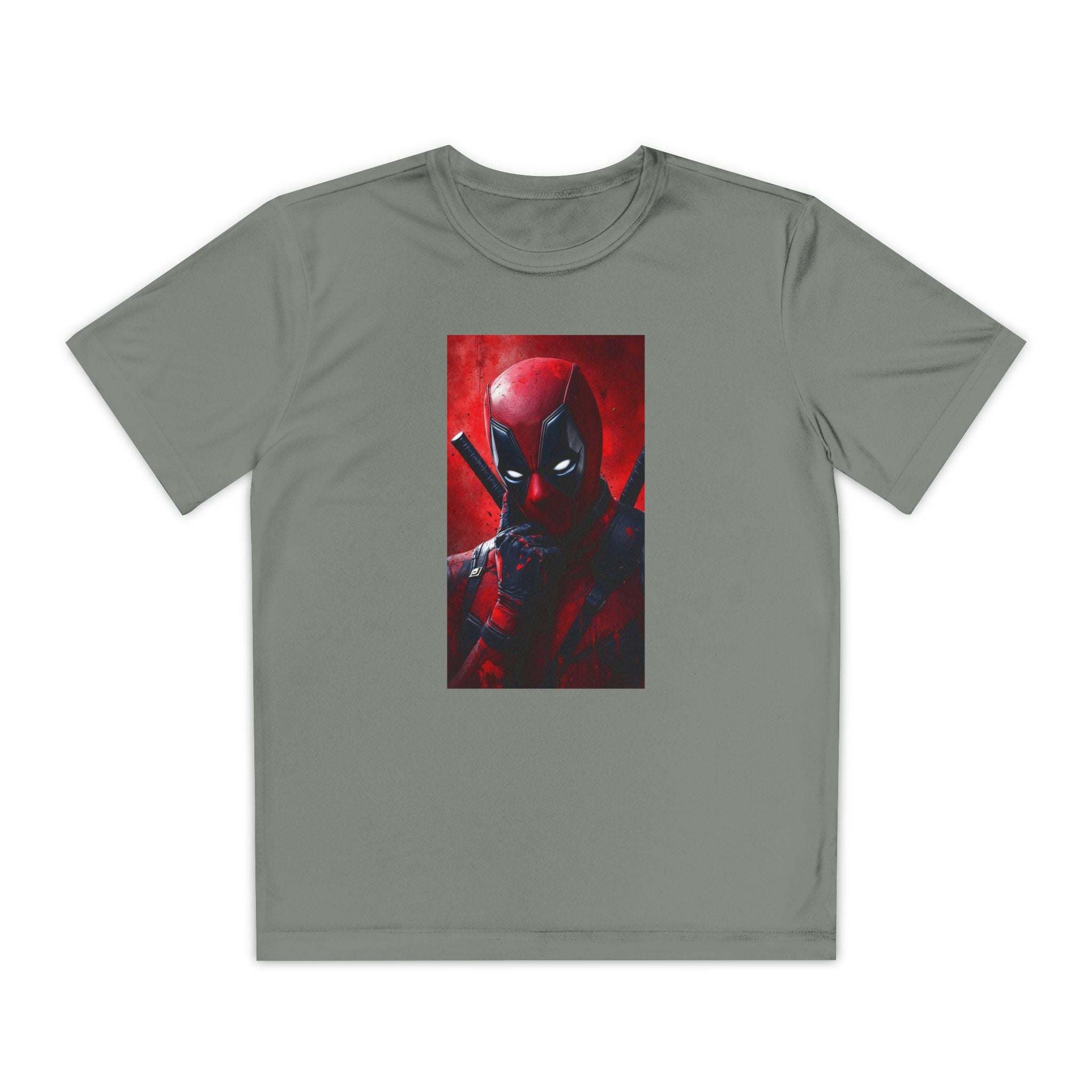 Deadpool Superhero Marvel Patriotic, Kids Graphic T-Shirt, Boys Hero Top, Girls Comic Book Clothing, Birthday
