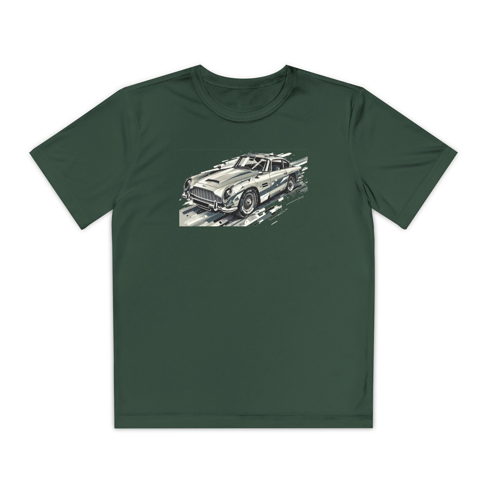 Aston Martin Youth T-Shirt Sports Graphic Tee, Cool Athletic Shirt for Kids, Perfect for Sports Events, Team Spirit