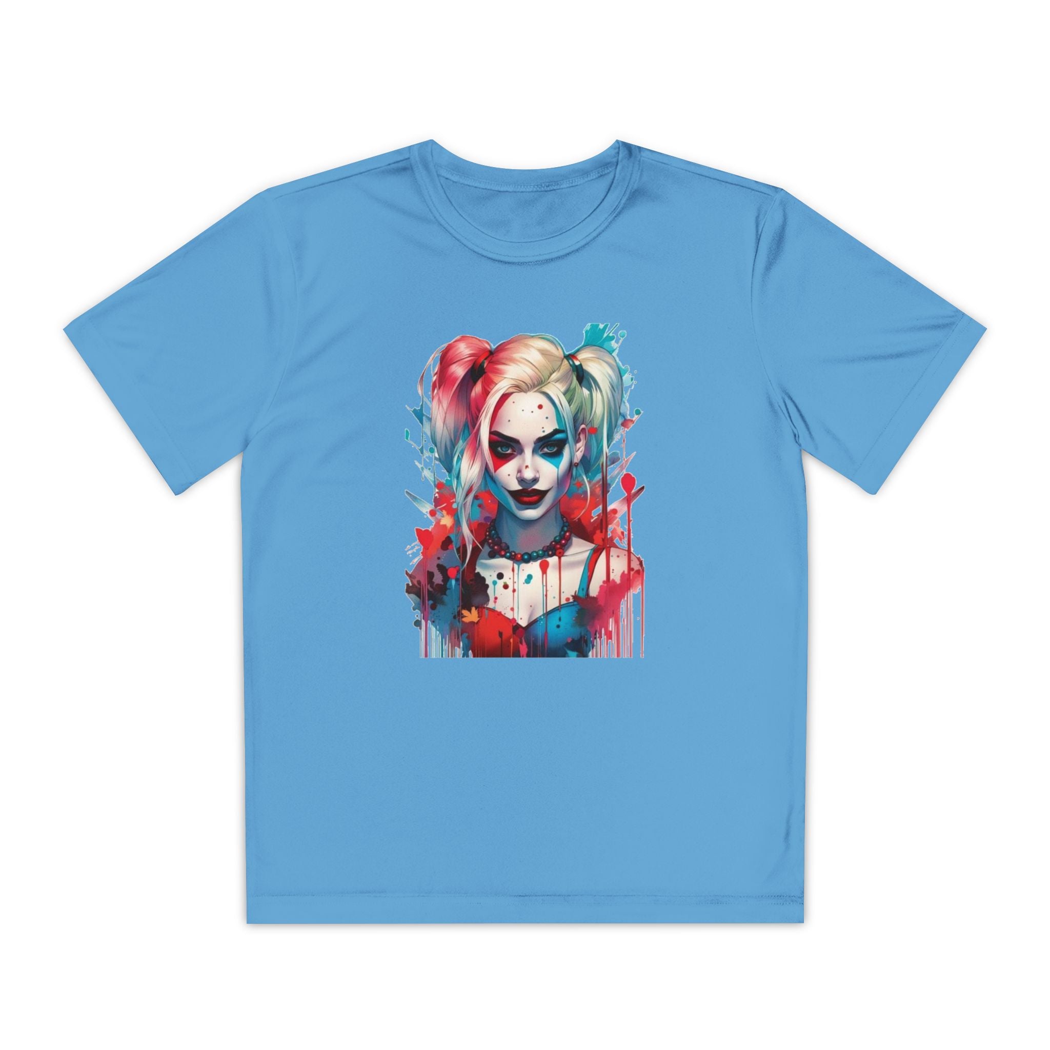 Superhero Youth T-Shirt Sports Graphic Tee, Cool Athletic Shirt for Kids