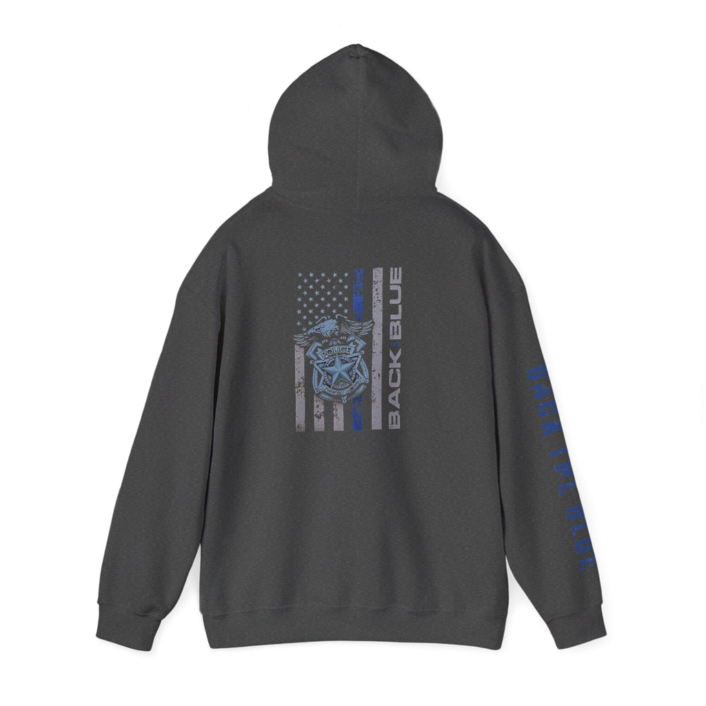 Patriotic Hoodie - Thin Blue Line Unisex Blend