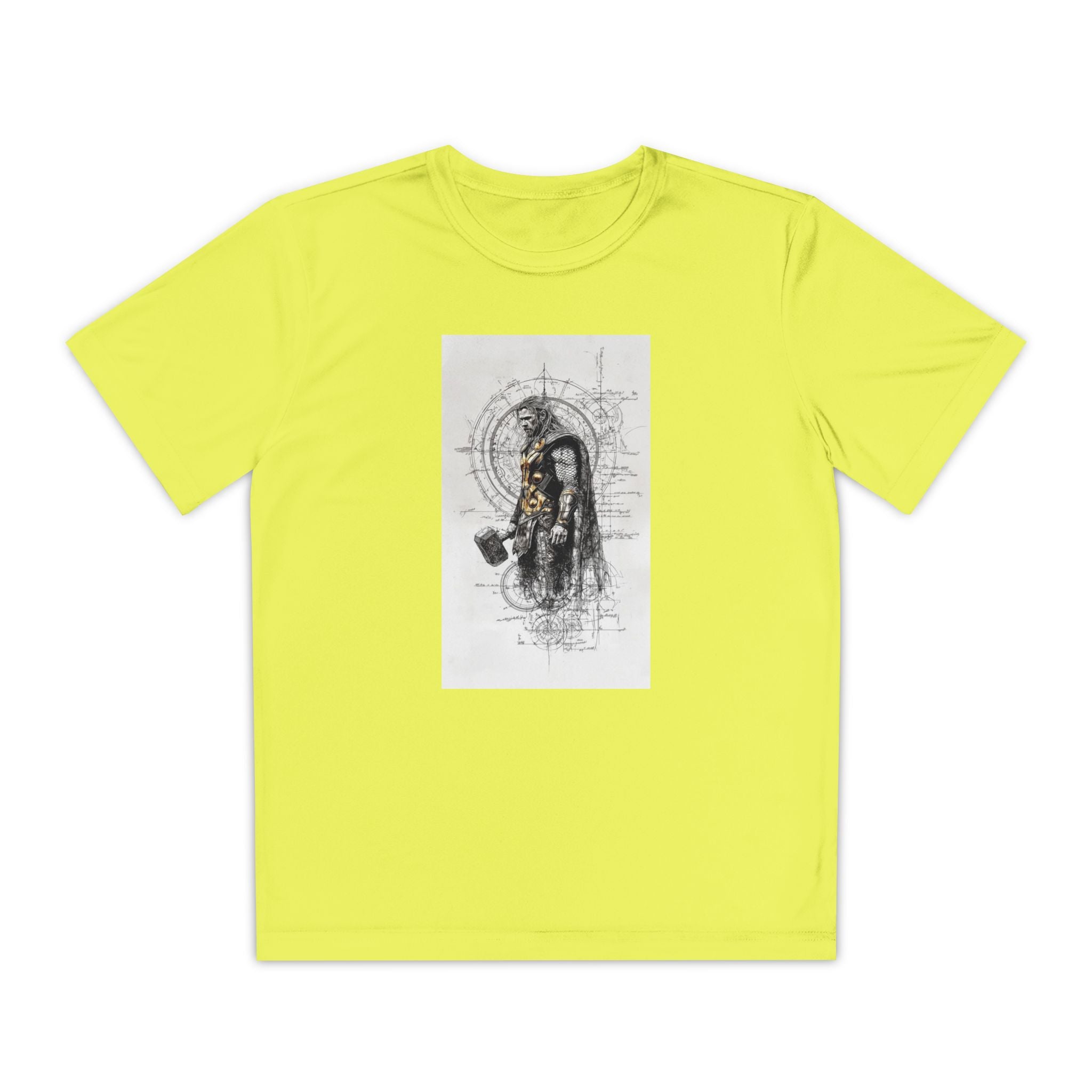 Superhero Youth T-Shirt Sports Graphic Tee, Cool Athletic Shirt for Kids