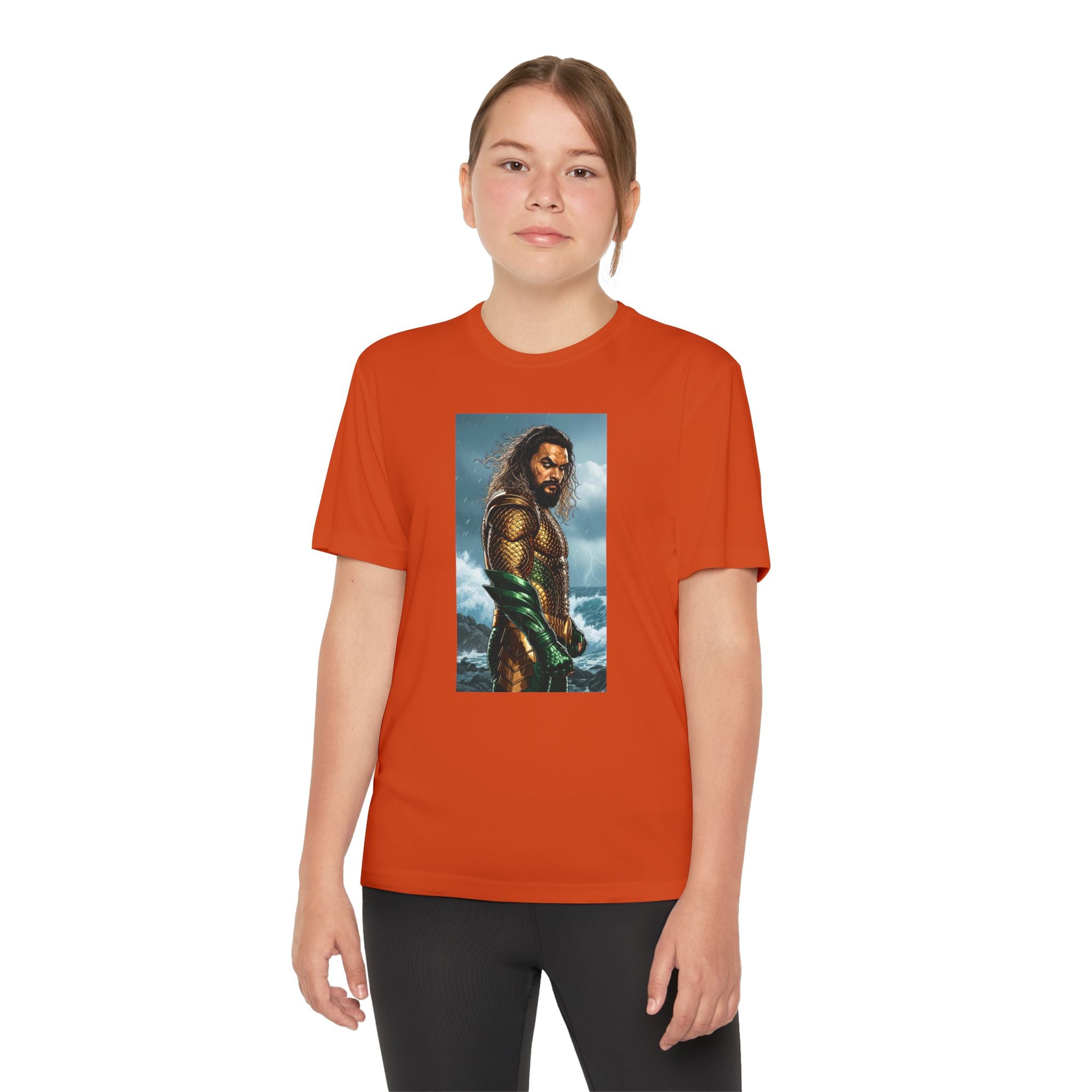Aquaman Superhero Youth Tee, Kids Superhero Shirt, Child Aquaman T-shirt, Comic Book Tee, Superhero Fan Gift