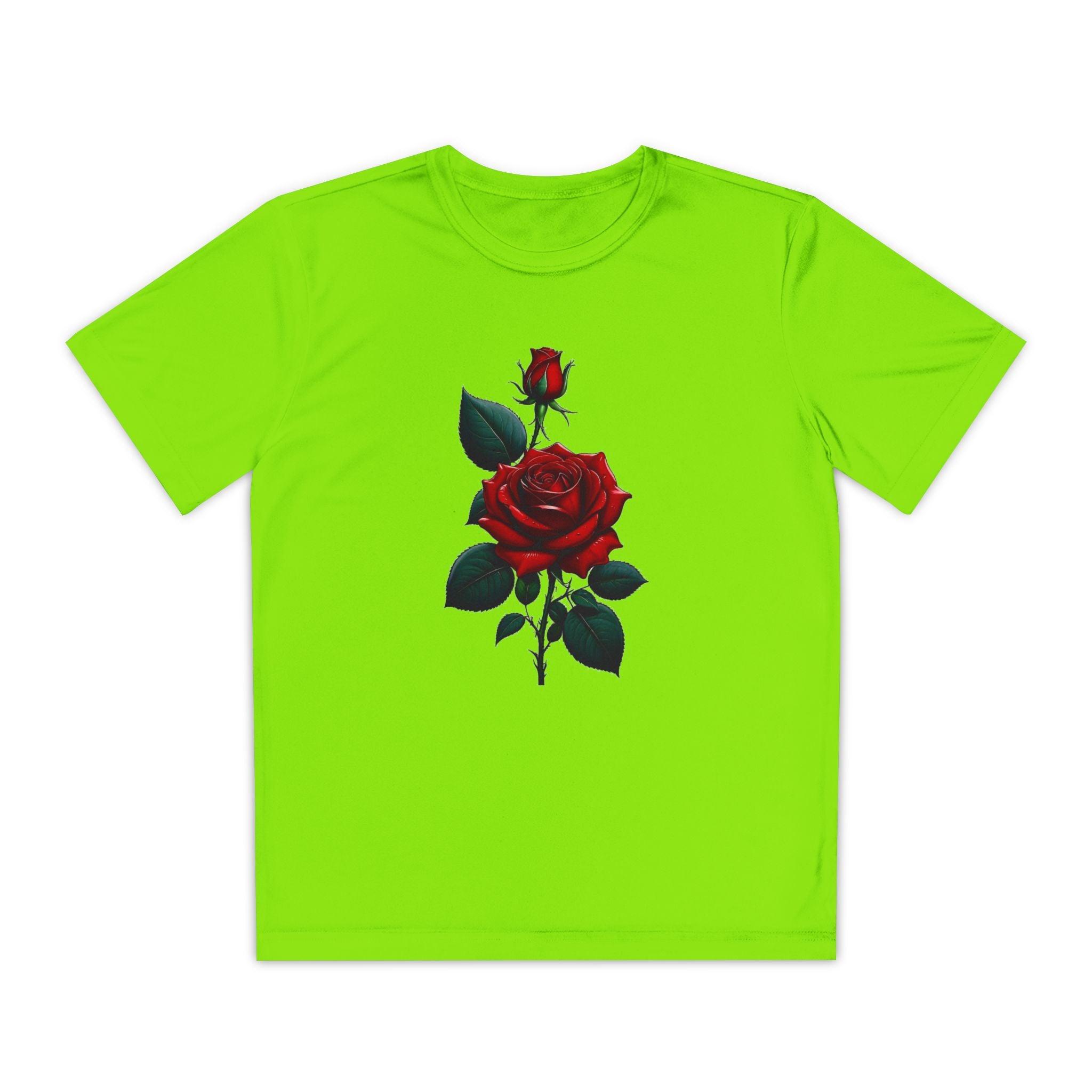 Flower Youth Tshirt, Girls Floral Tee, Kids Spring Shirt, Children's Botanical Top, Teen Blossom T-Shirt