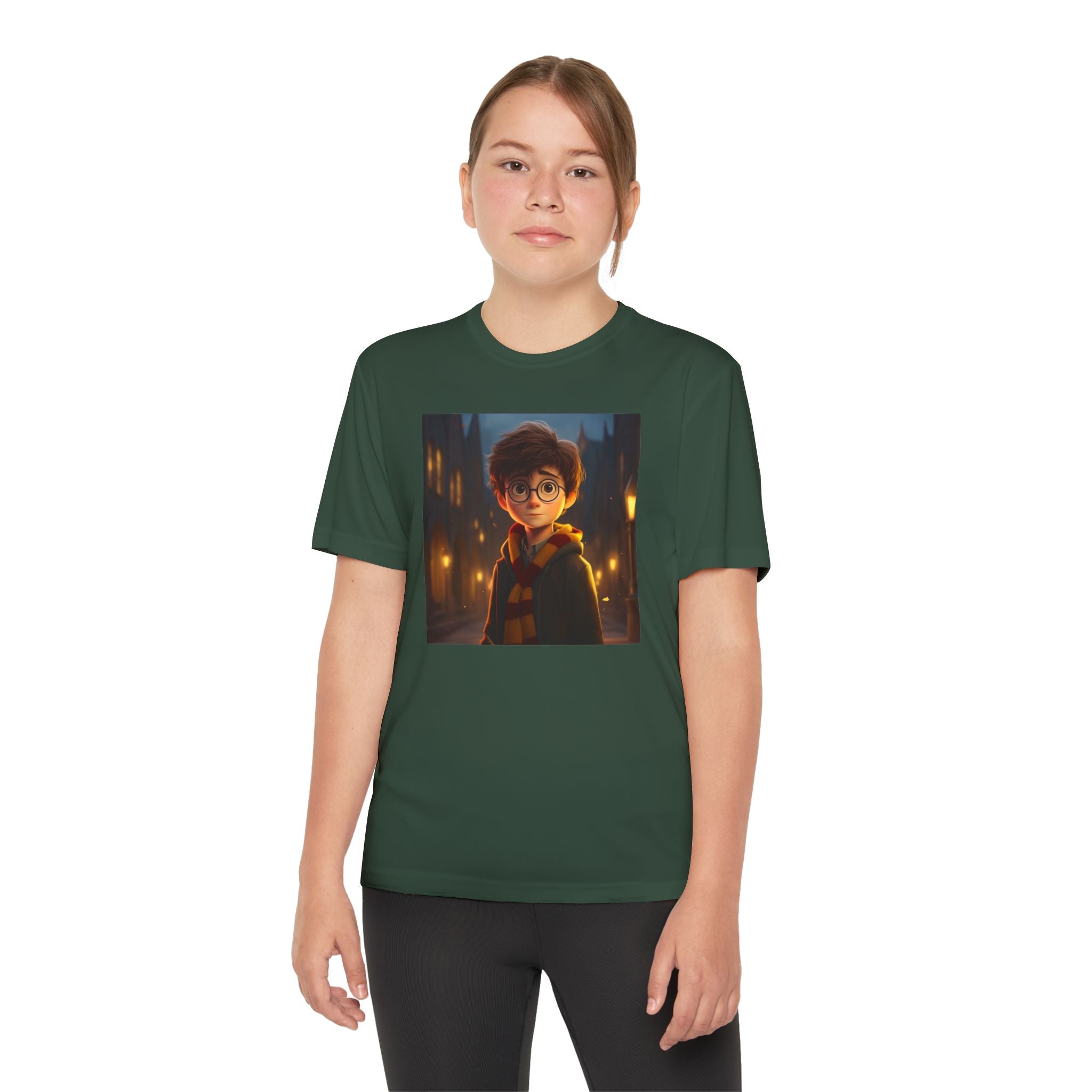 Youth Competitor Tee - Harry Potter, Wizard School Shirt, Magical Kids Top, Hogwarts Fan Gift, Sorcerer's Stone T-Shirt
