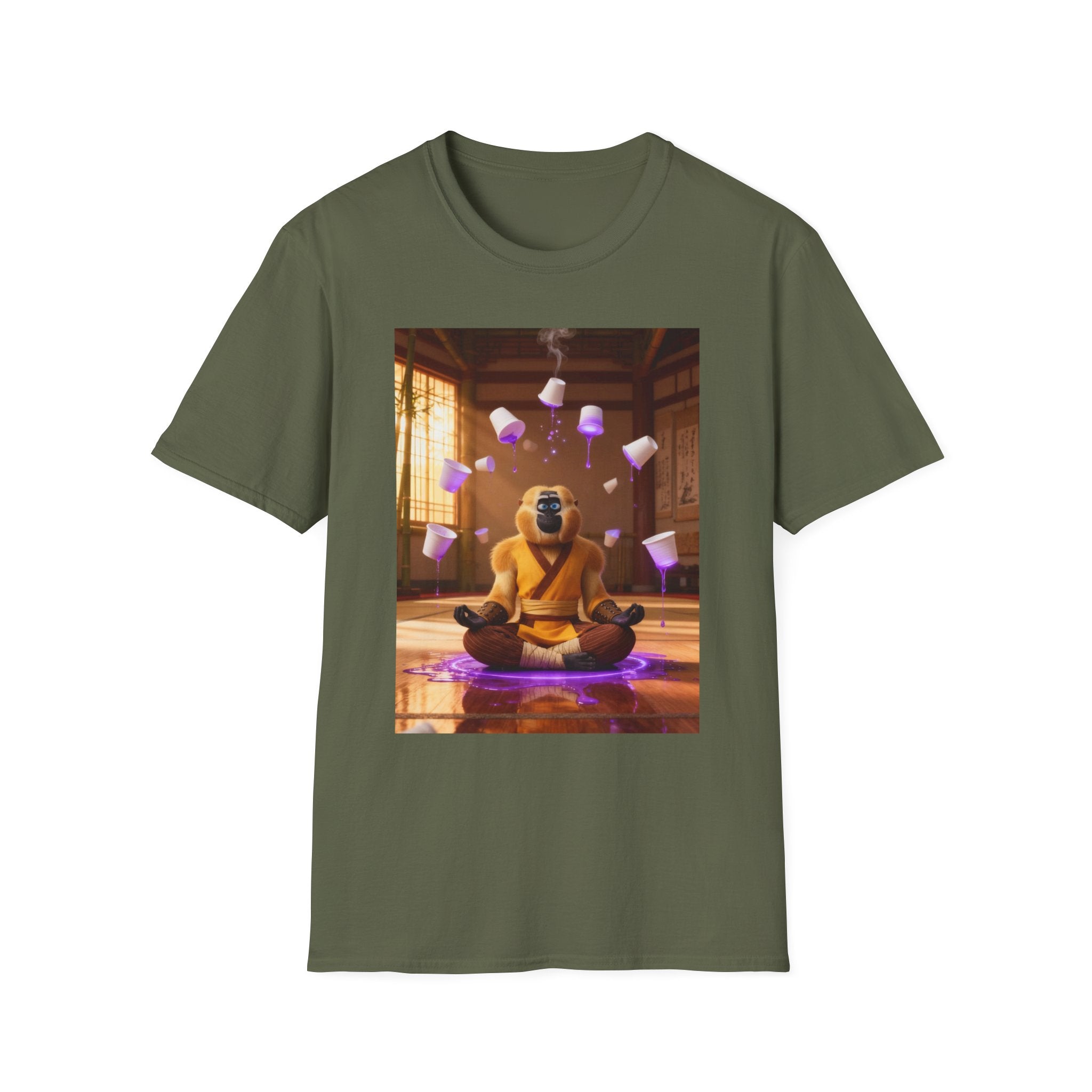 Kung Fu Panda Unisex Softstyle T-Shirt, DreamWorks Animation Youth Competitor Tee, Graphic Tee, Movie Fan Gift, Cult Classic Shirt, Comfy