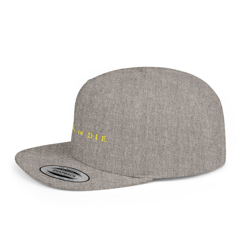 Join Or Die ~ Stylish Flat Bill Snapback Hat