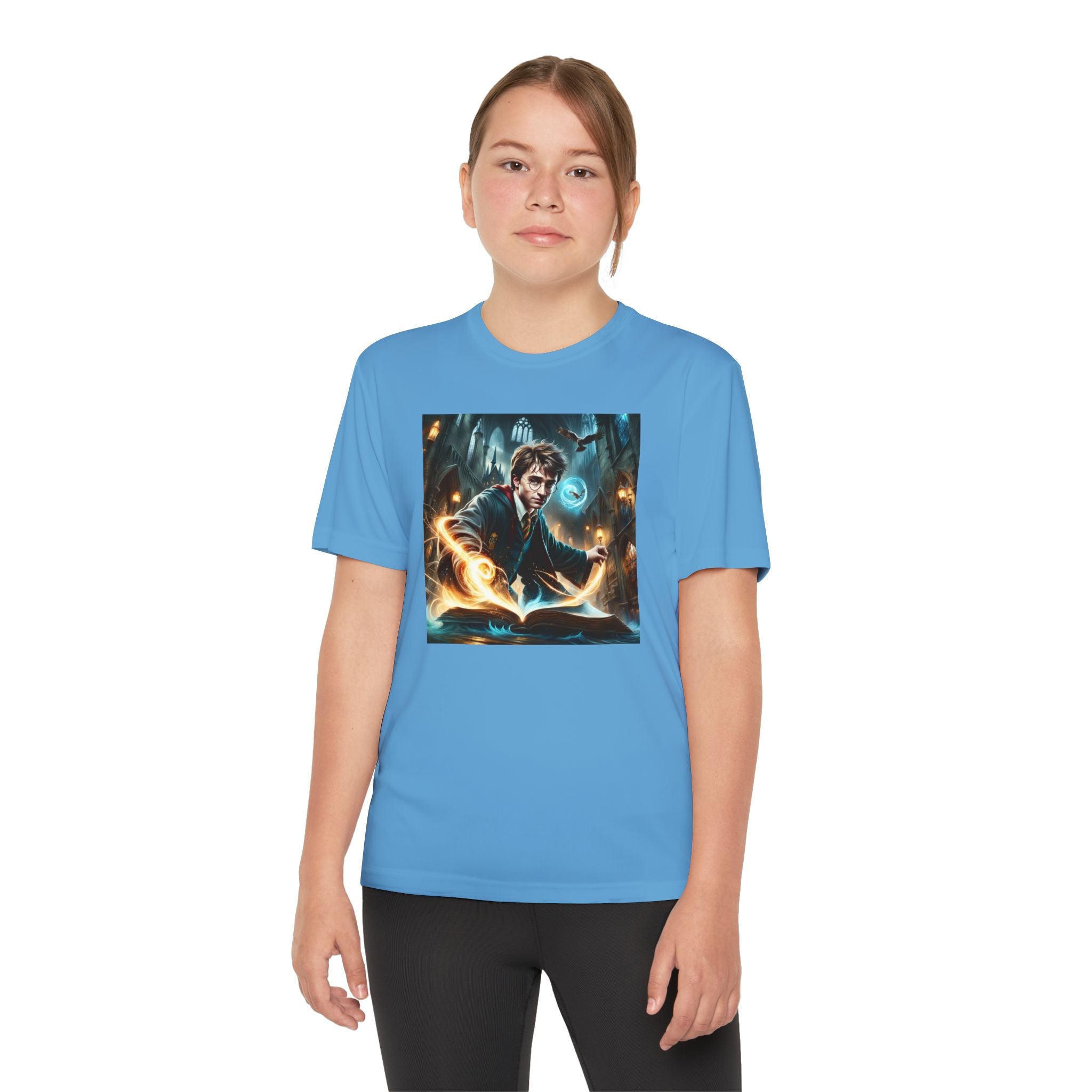 Youth Competitor Tee - Harry Potter, Wizard School Shirt, Magical Kids Top, Hogwarts Fan Gift, Sorcerer's Stone T-Shirt