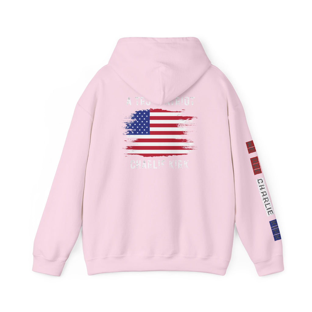 Charlie kirk Patriotic Hoodie Rebel Spirit Unisex Hoodie