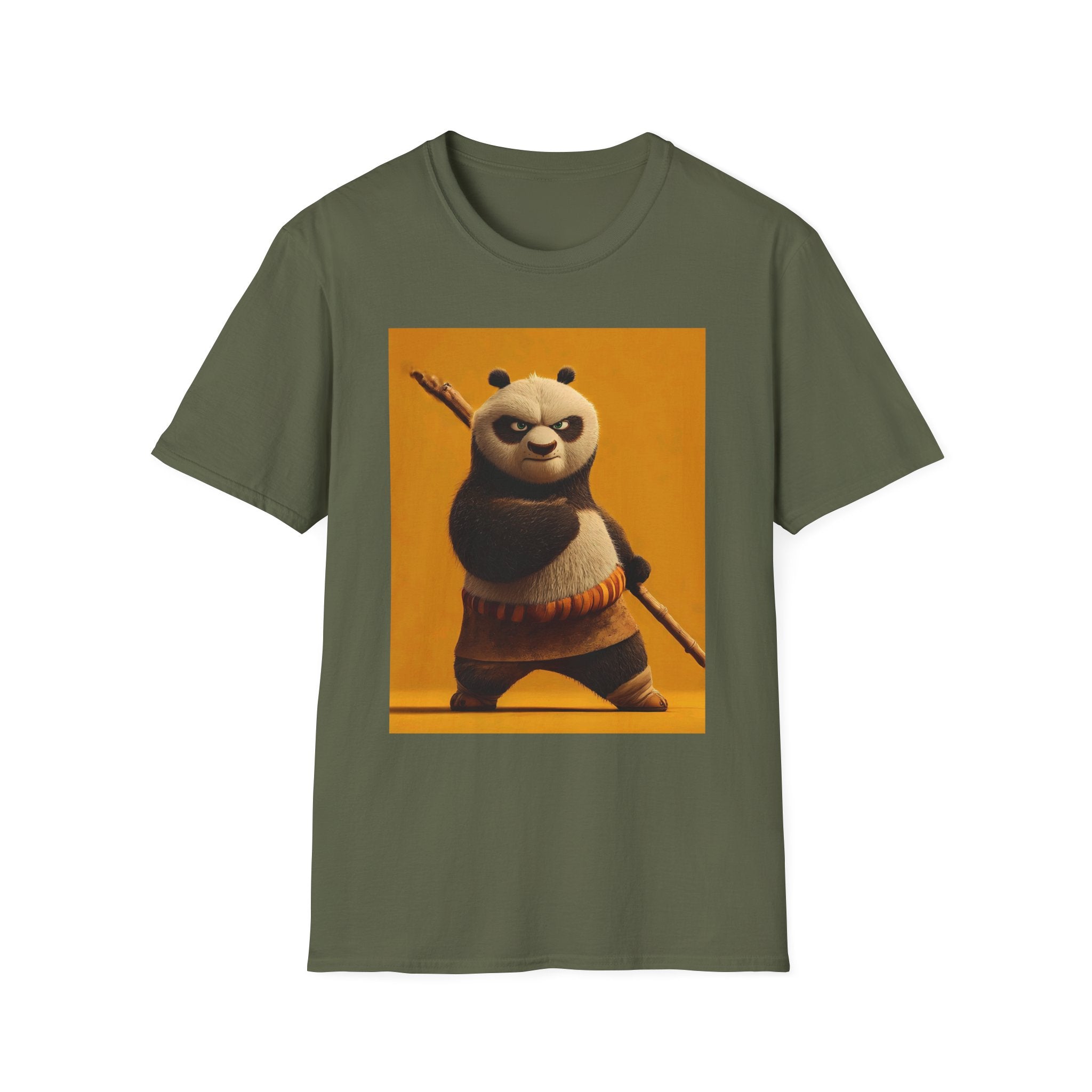 Kung Fu Panda Unisex Softstyle T-Shirt, DreamWorks Animation Youth Competitor Tee, Graphic Tee, Movie Fan Gift, Cult Classic Shirt, Comfy