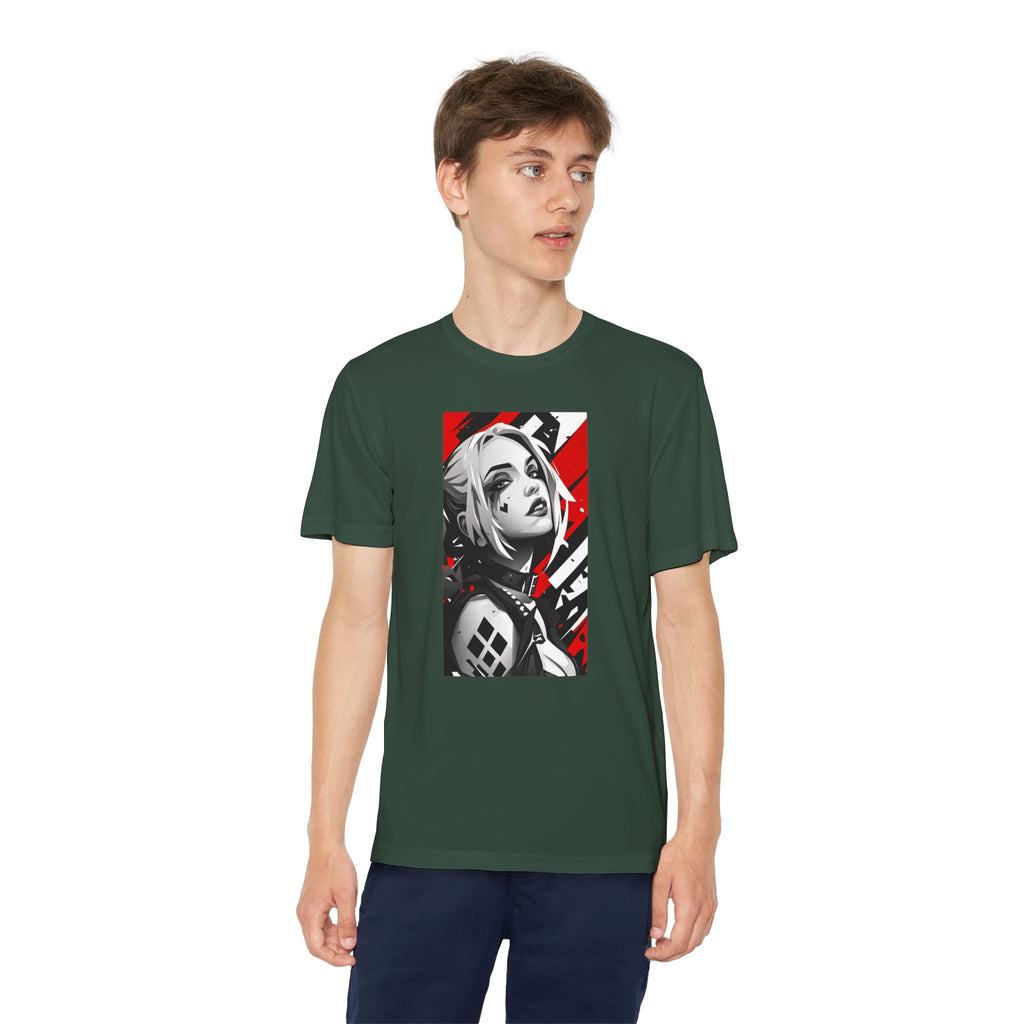 Superhero Youth T-Shirt Sports Graphic Tee, Cool Athletic Shirt for Kids